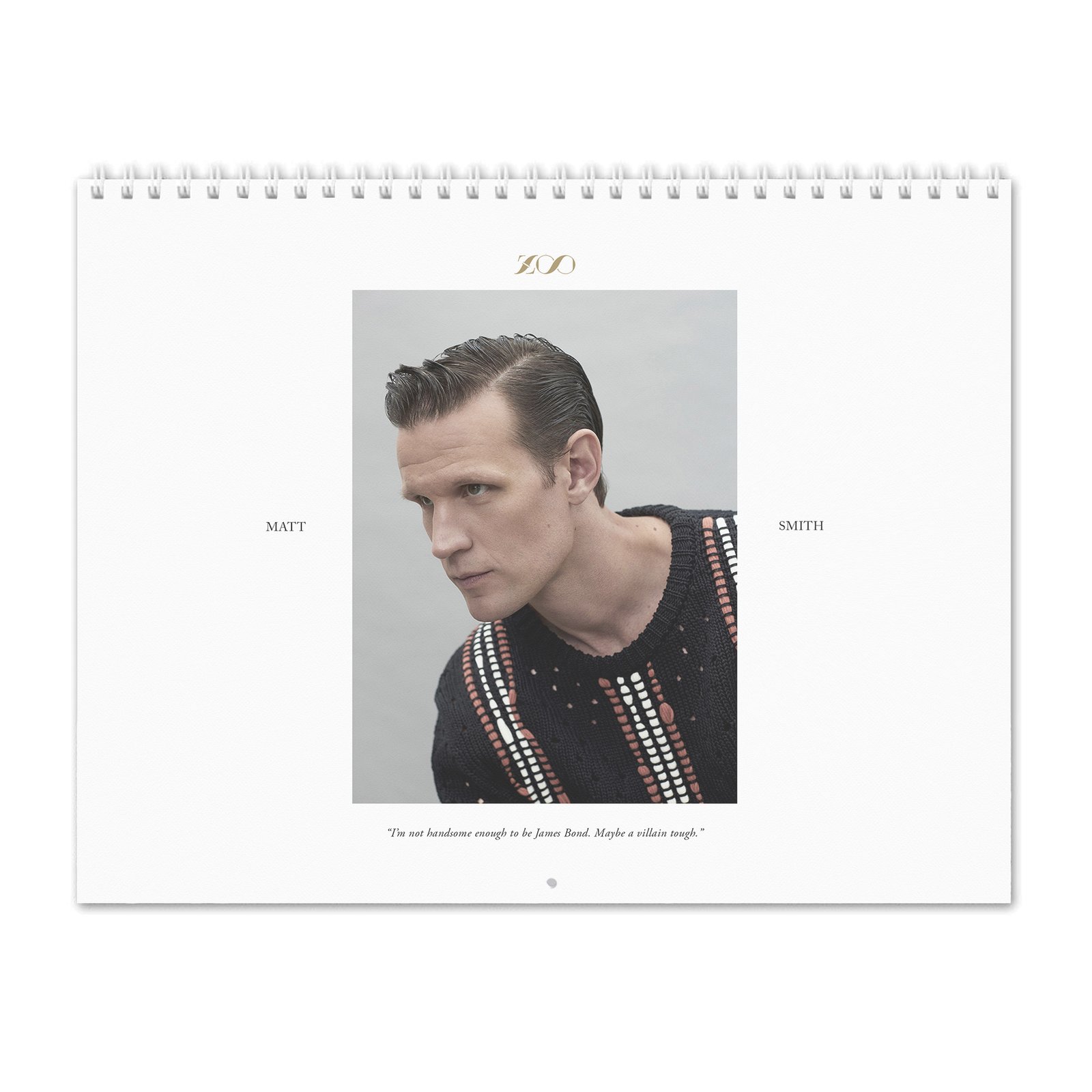Matt Smith - Zoo 2027 Wall Calendar