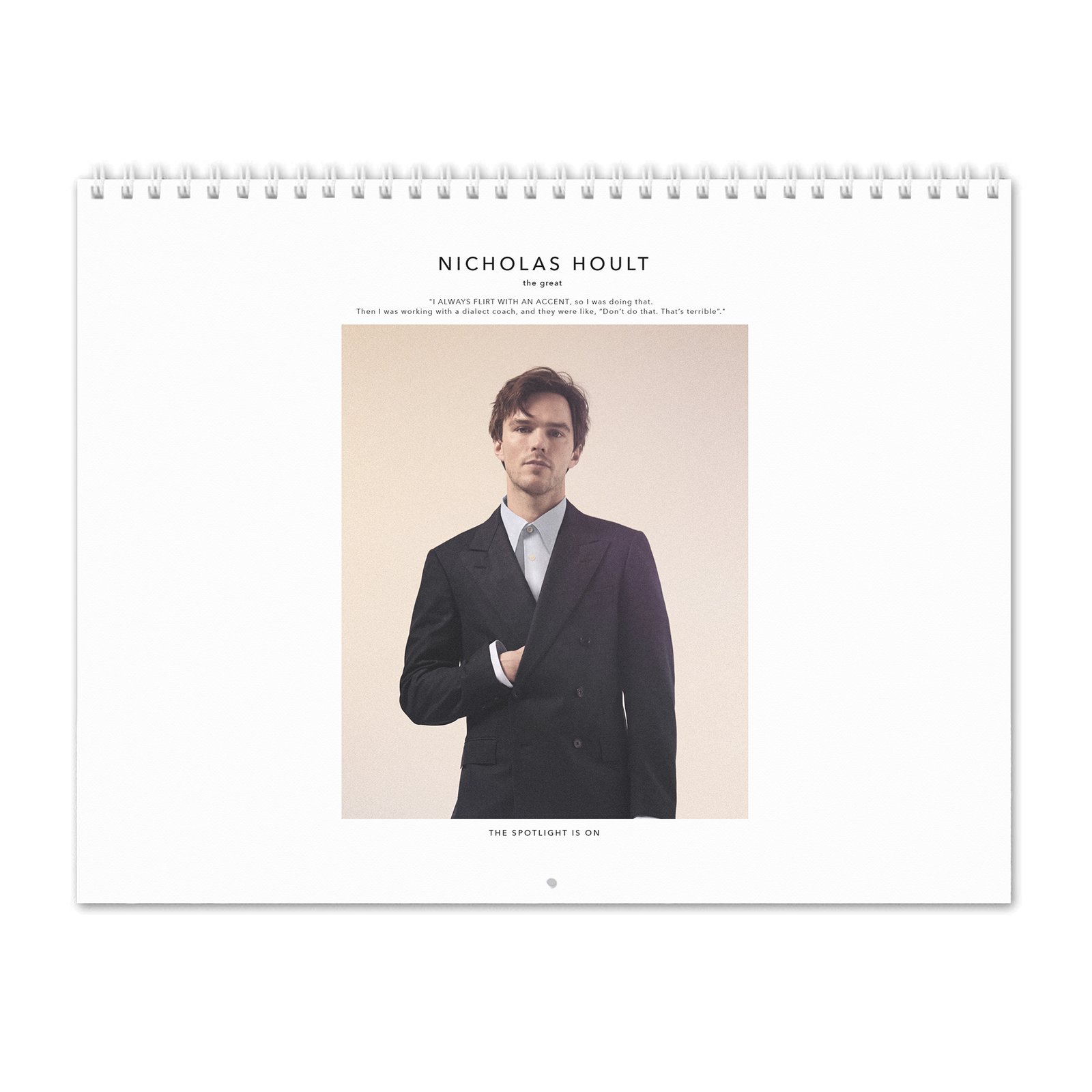 Nicholas Hoult - The Great 2027 Wall Calendar