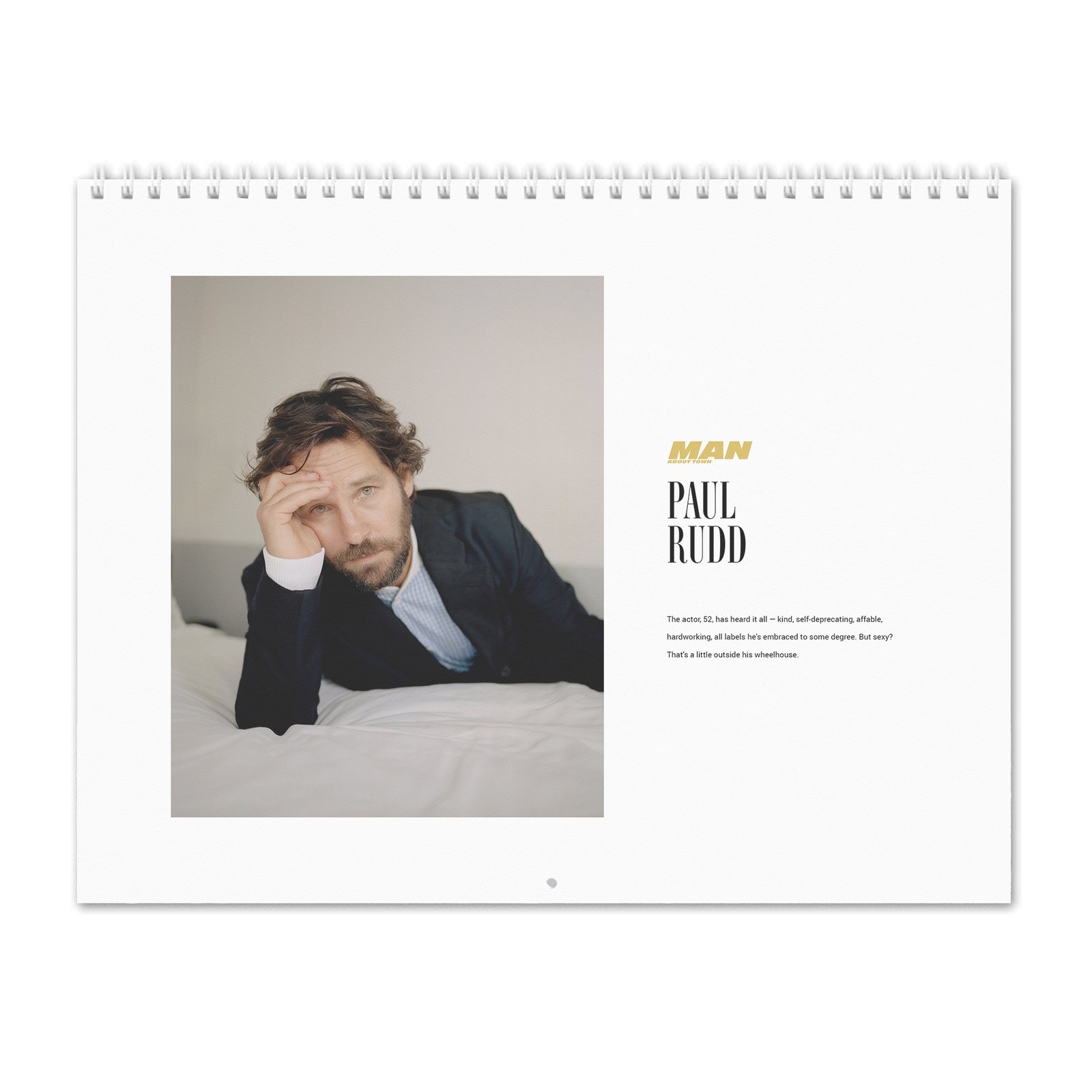 00 Paul Rudd - Outside His Wheelhouse 2027 Wall Calendar