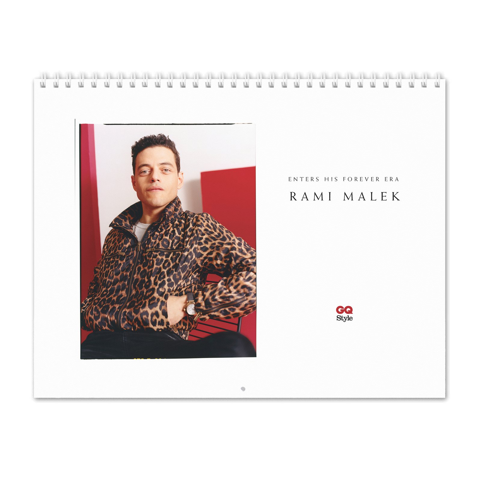 00 Rami Malek - Enters His Forever Era 2027 Wall Calendar