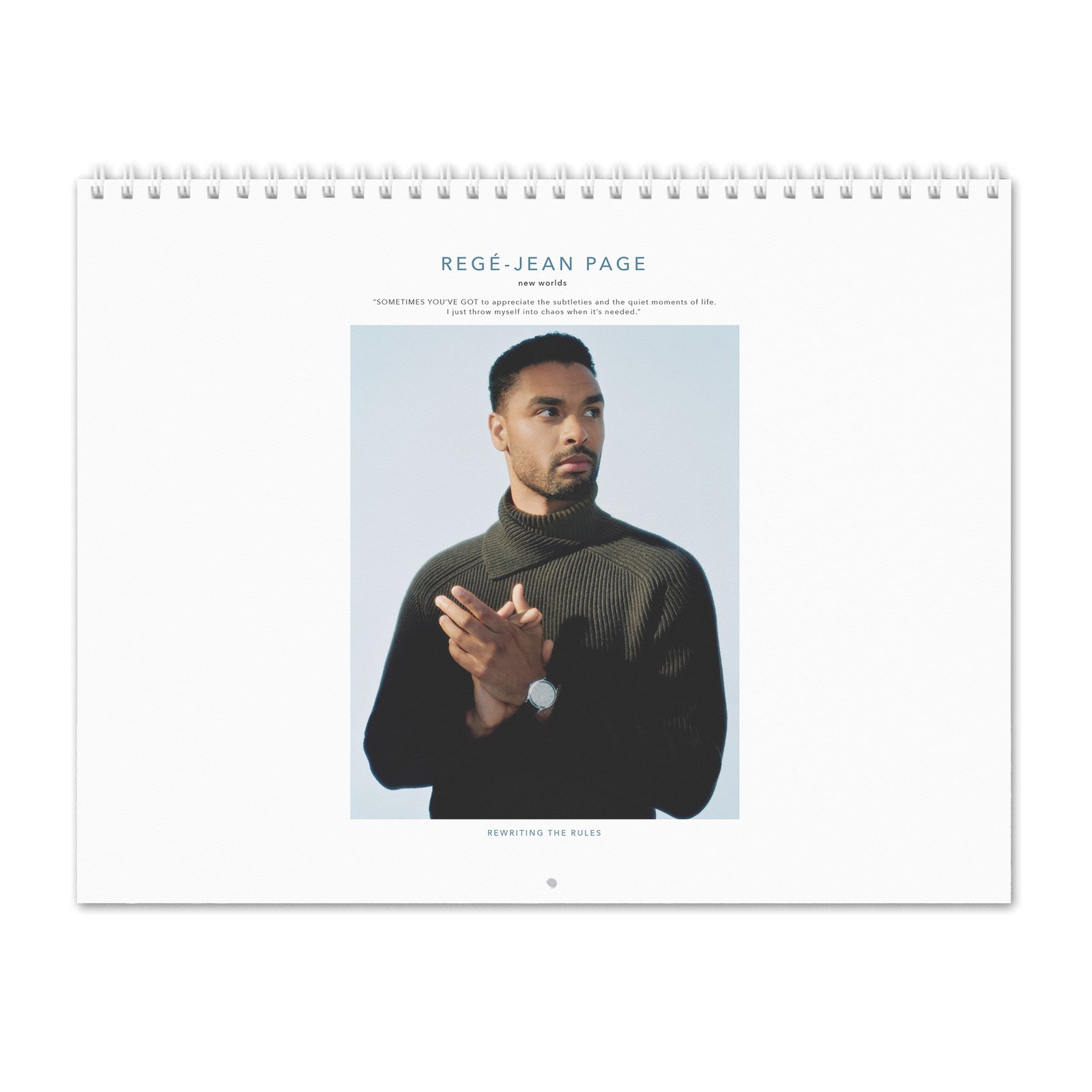 00 Rege-Jean Page - New Worlds 2027 Wall Calendar