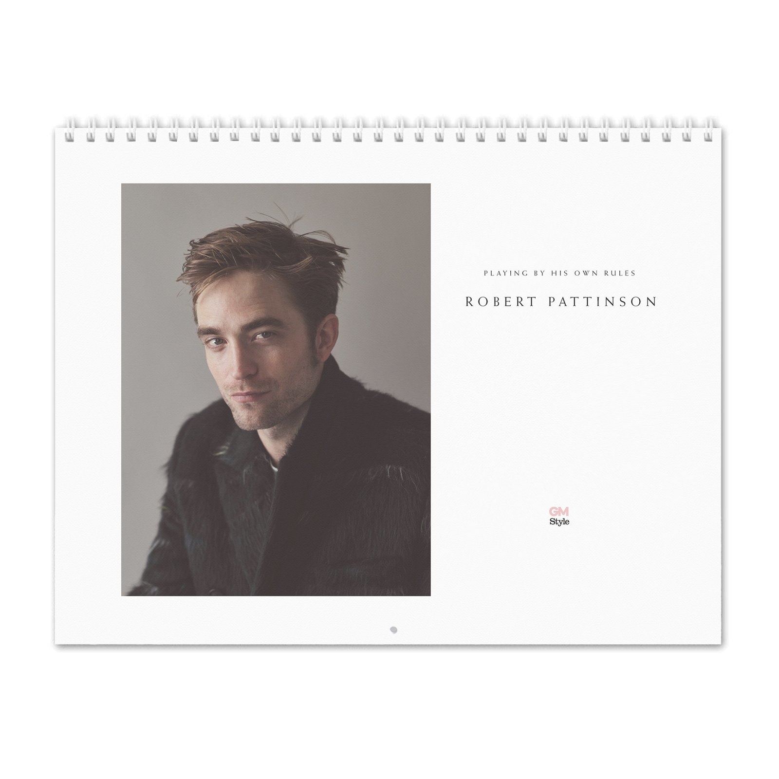 00 Robert Pattinson - Playing By His Own Rules 2027 Wall Calendar