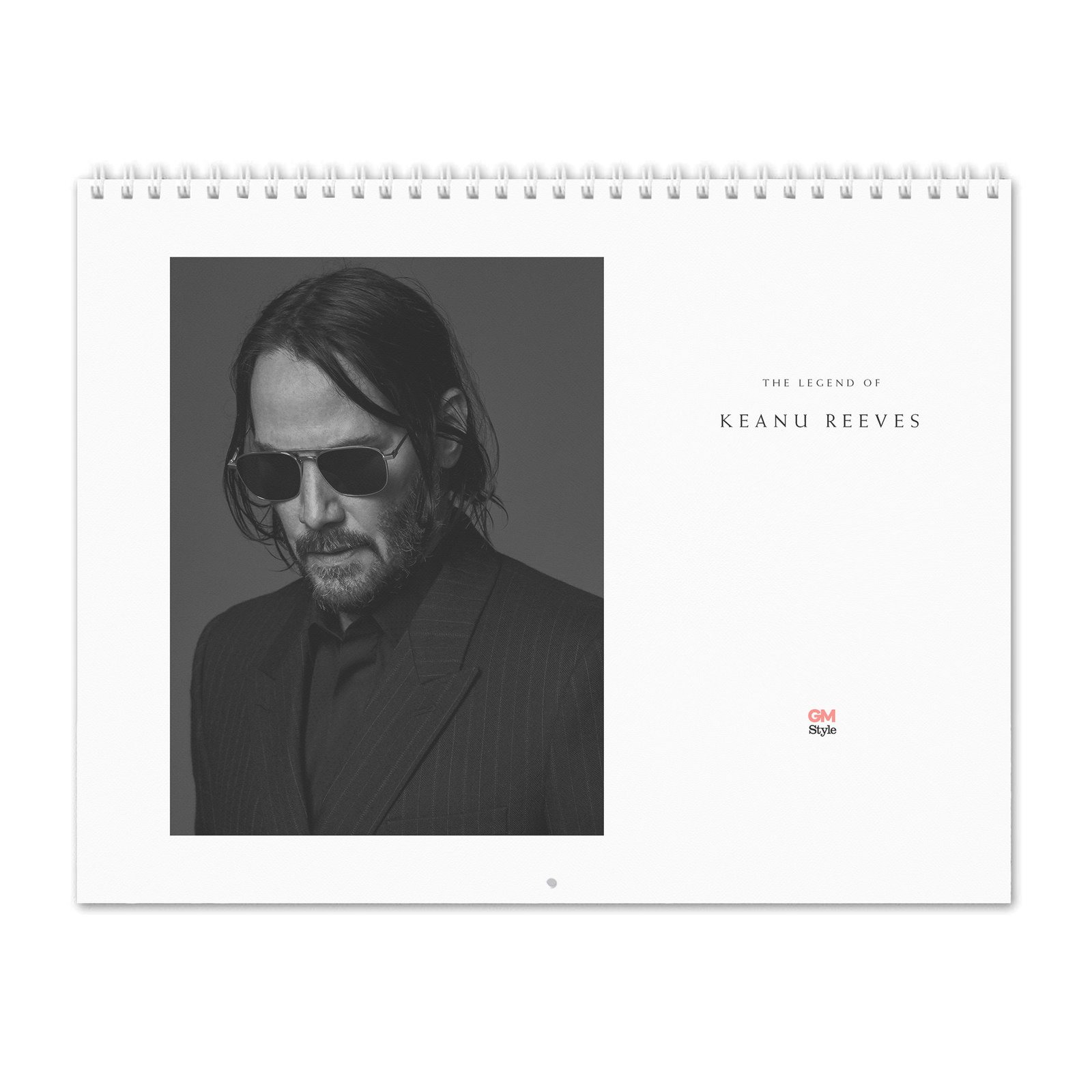00 Keanu Reeves - The Legend Of 2027 Wall Calendar