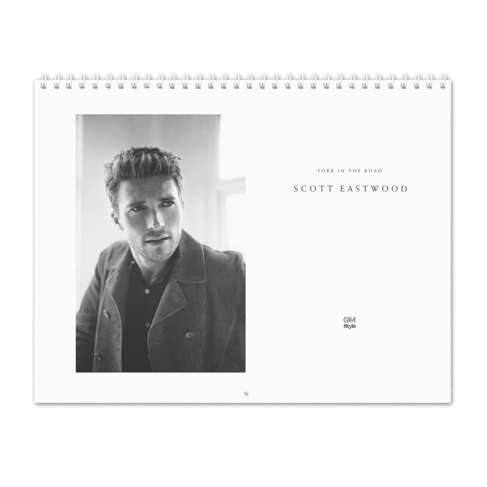 00 Scott Eastwood - Fork In The Road 2027 Wall Calendar