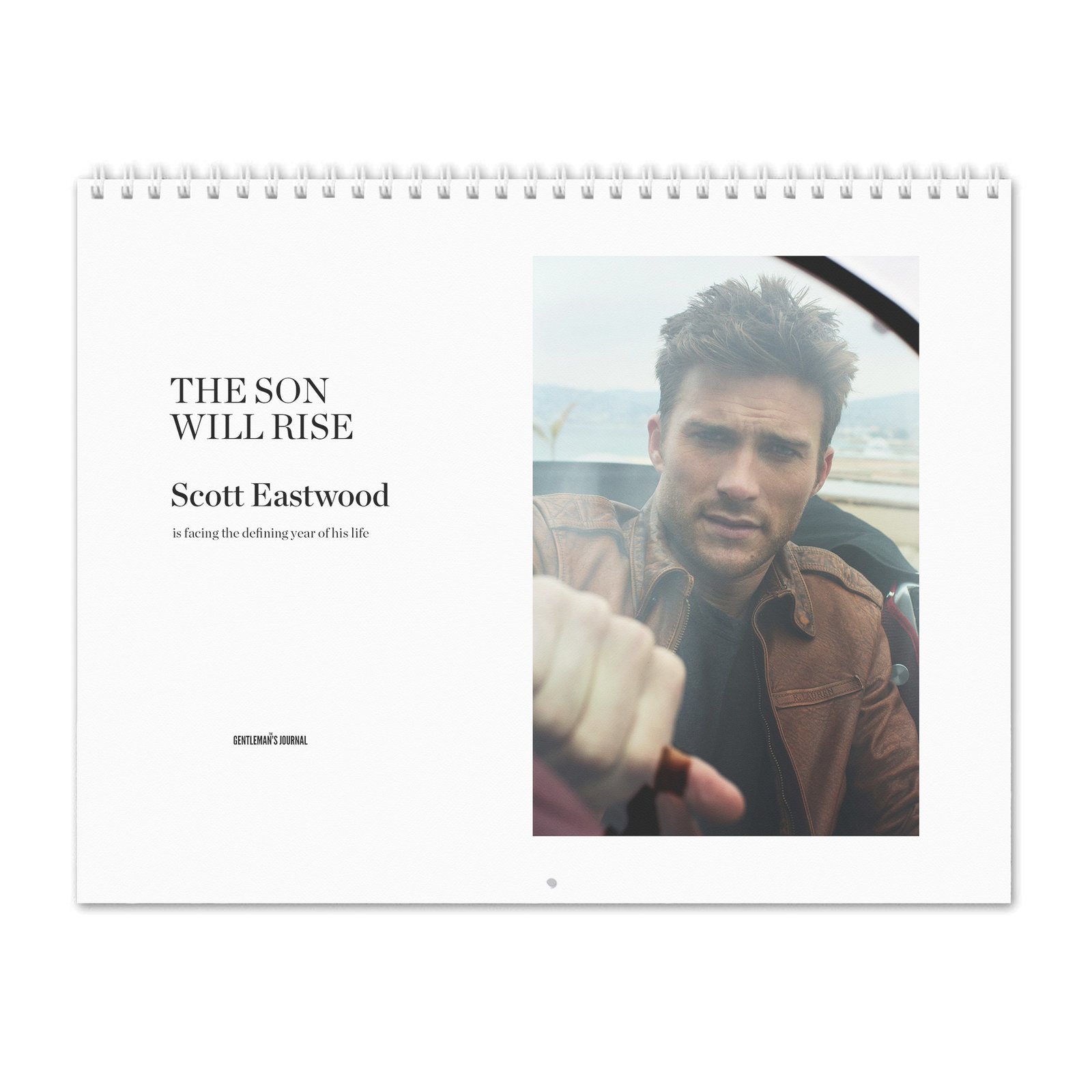 00 Scott Eastwood - The Son Will Rise 2027 Wall Calendar