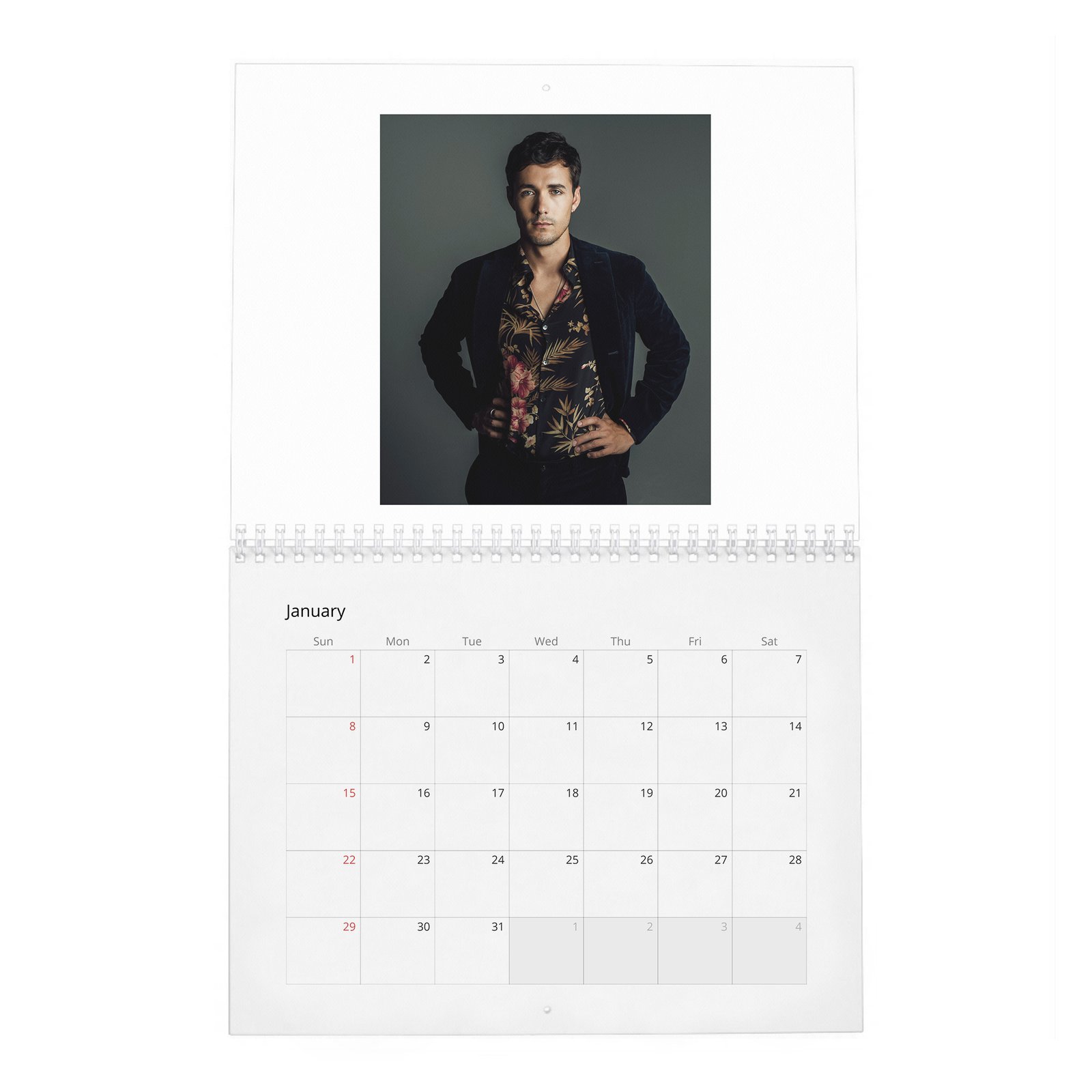 01 Jonah Hauer-King - Ready For His Close-Up 2027 Wall Calendar