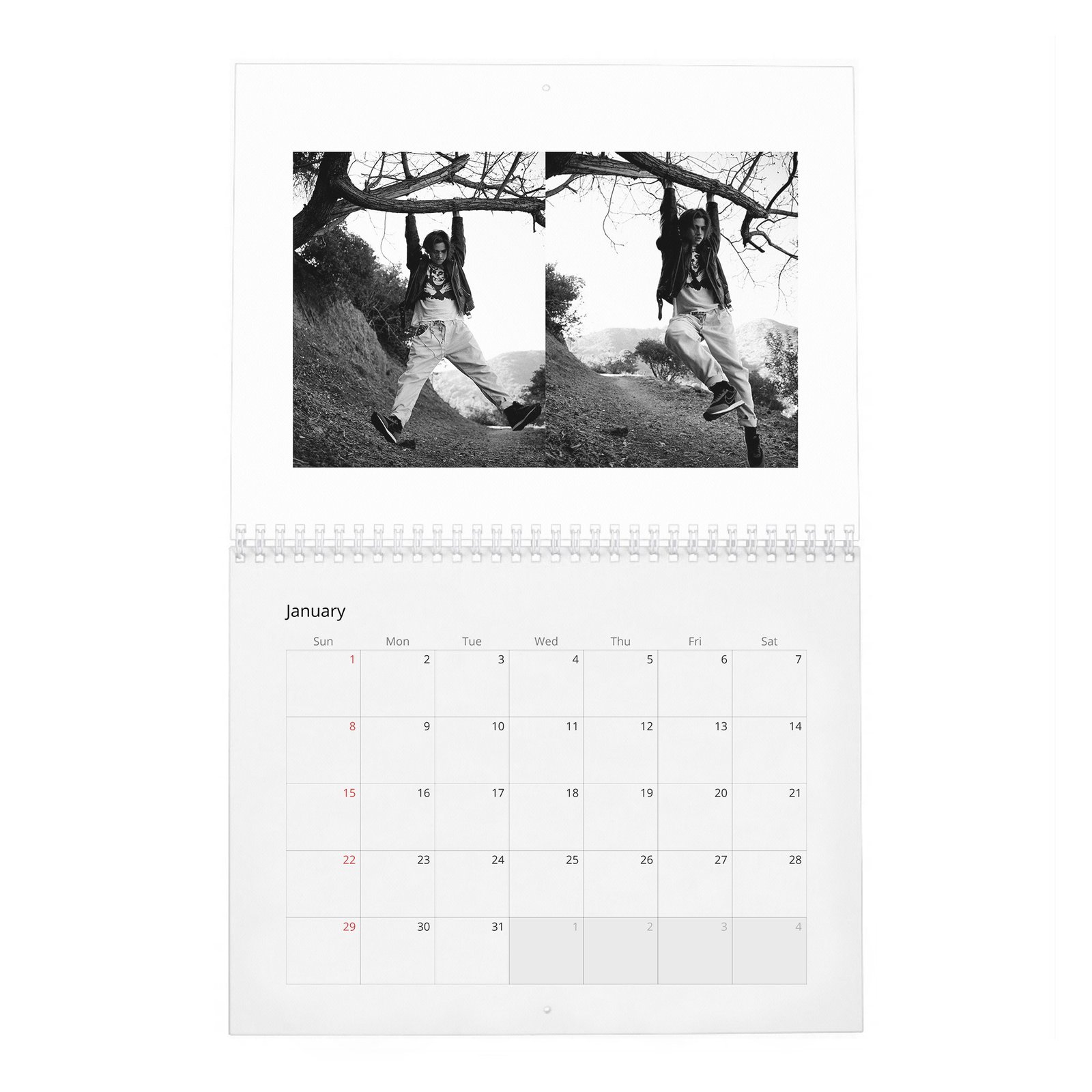 01 Tanner Buchanan - Go No Sen 2027 Wall Calendar
