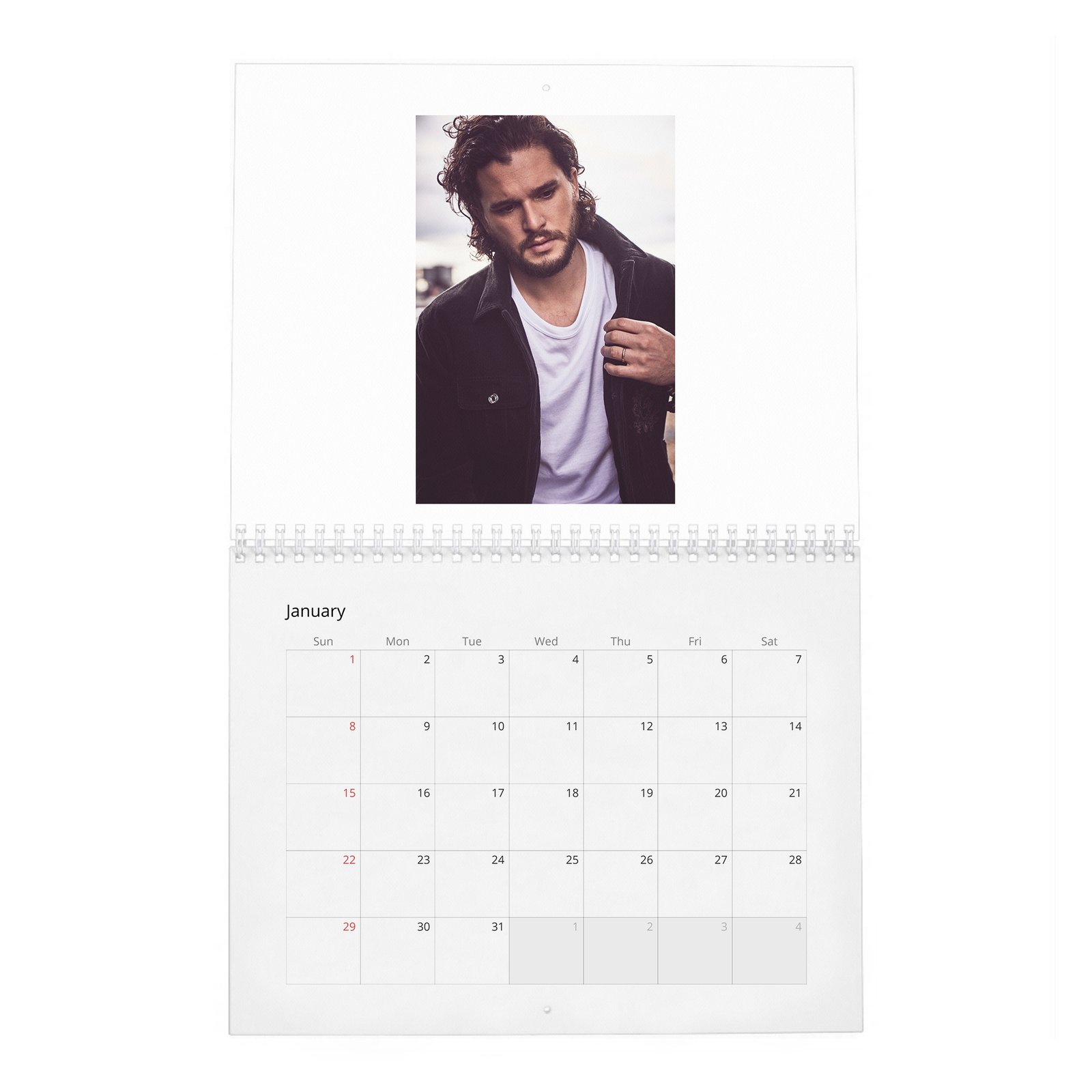 01 Kit Harington - The End Of The Thrones Empire 2027 Wall Calendar