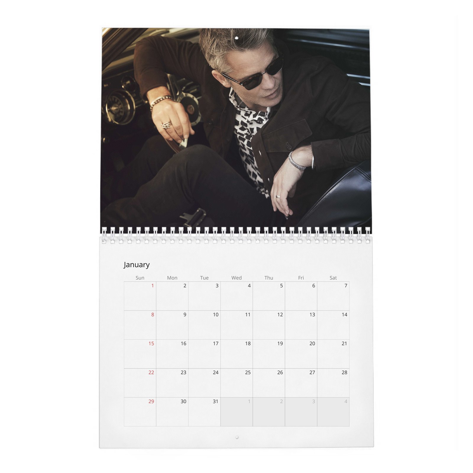 Timothy Olyphant - Rogue 2027 Wall Calendar