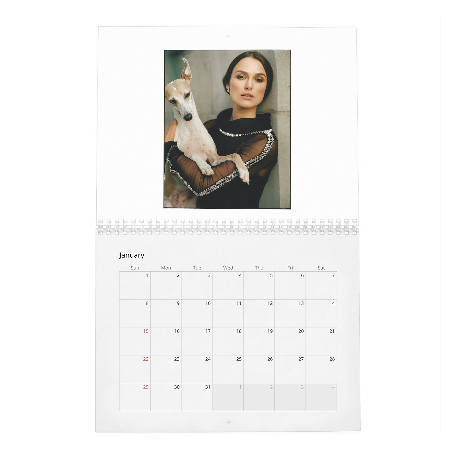 01 Keira Knightley - Bold And Beautiful 2027 Wall Calendar