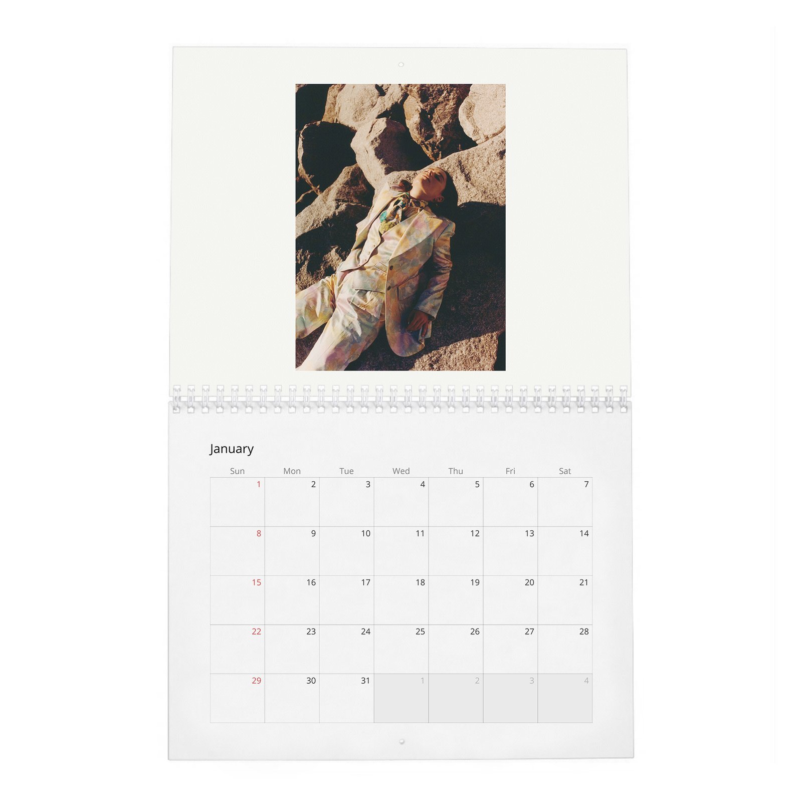 01 Kiernan Shipka - Flaunt 2027 Wall Calendar