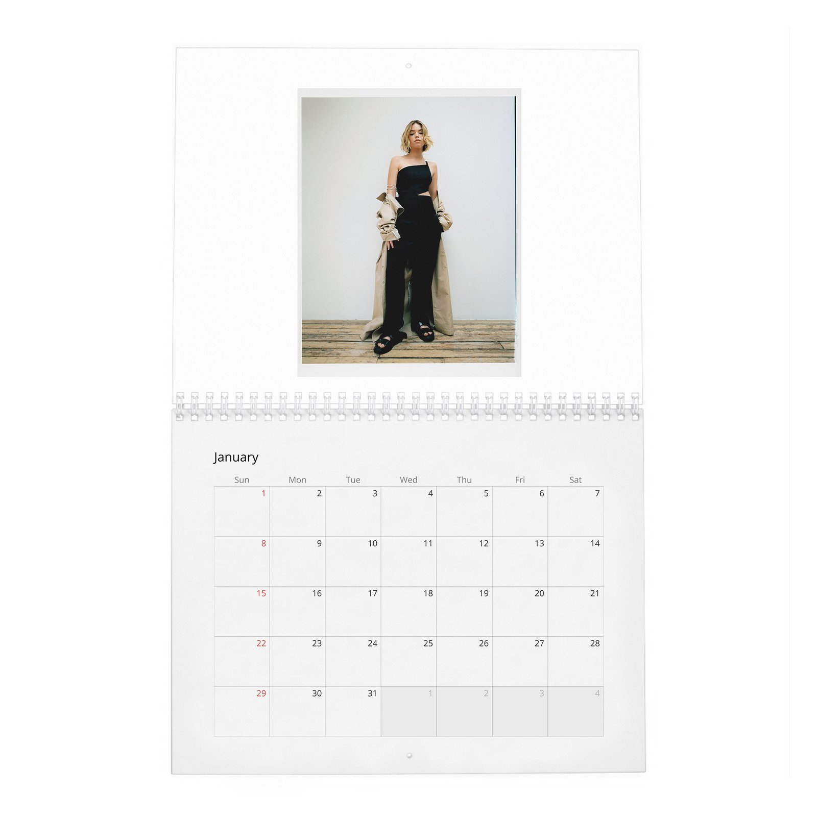 01 Milly Alcock - Flaunt 2027 Wall Calendar