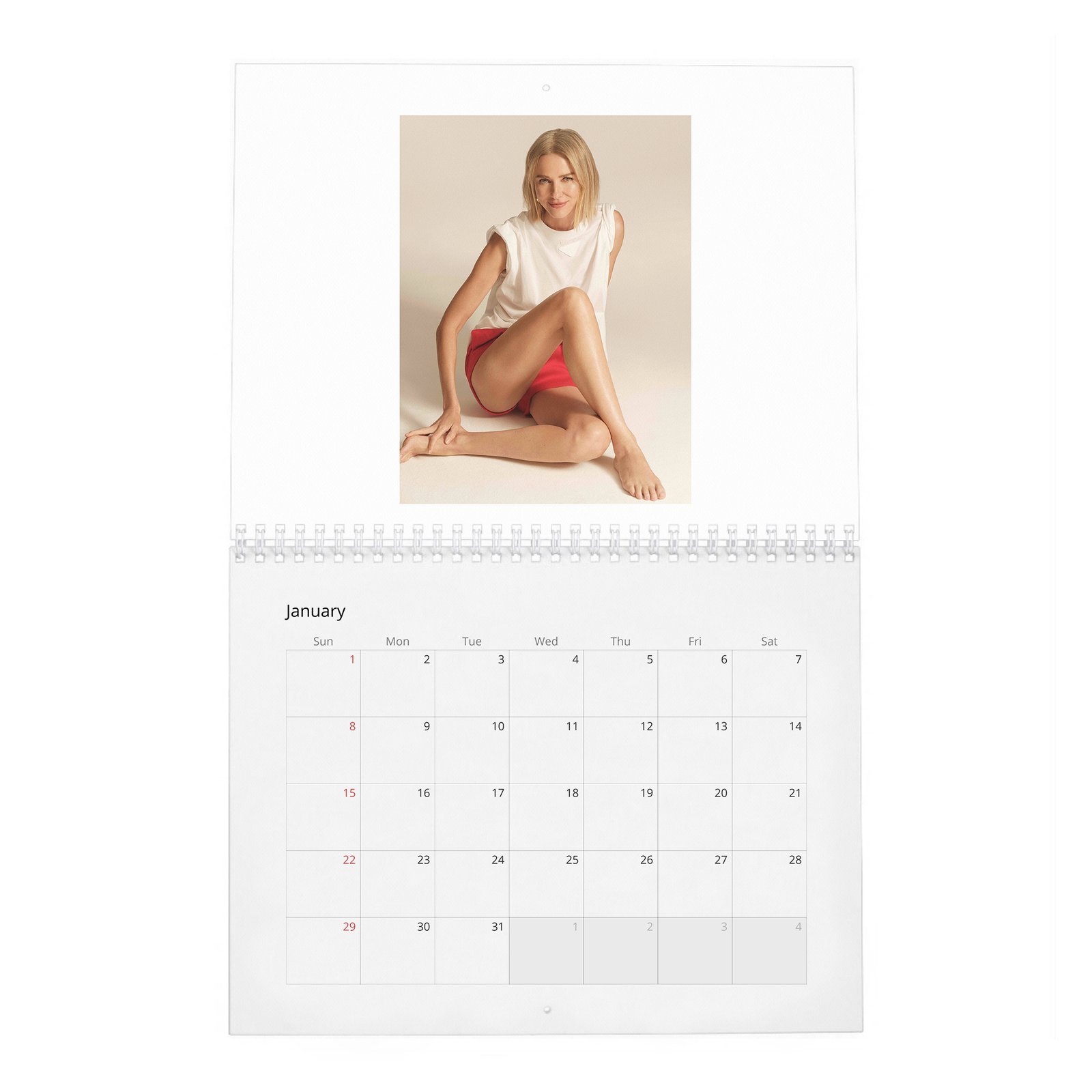 01 Naomi Watts - Breaking Taboos 2027 Wall Calendar