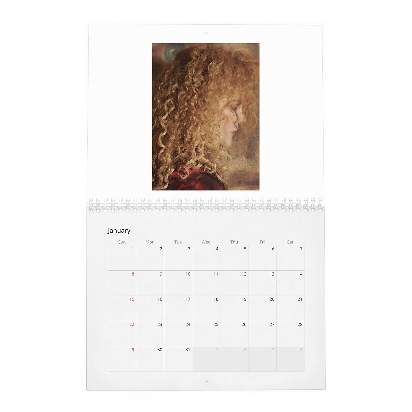 01 Nicole Kidman - The Golden Age Of 2027 Wall Calendar