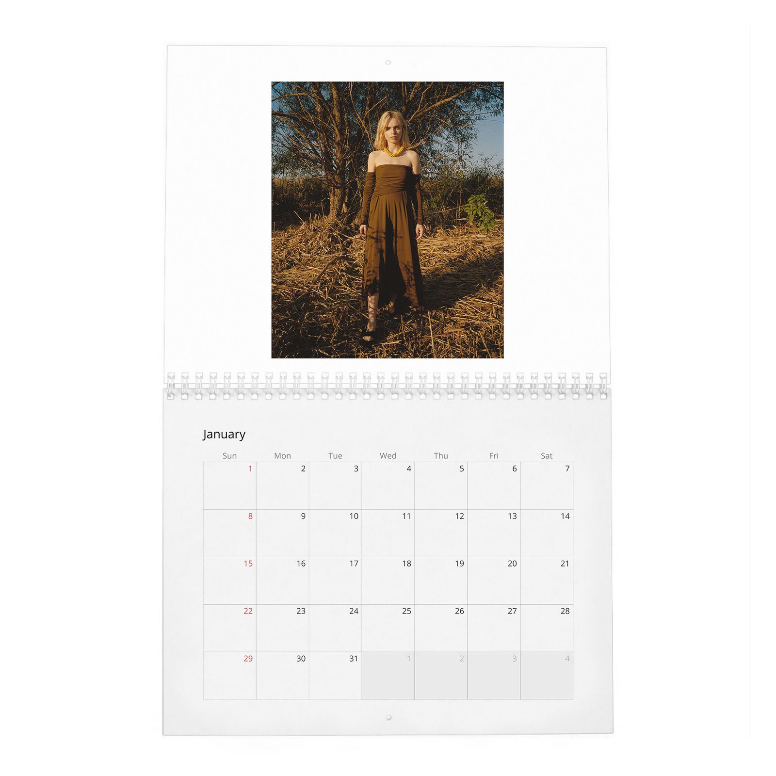Odessa Young - The Quiet Heroine 2027 Wall Calendar
