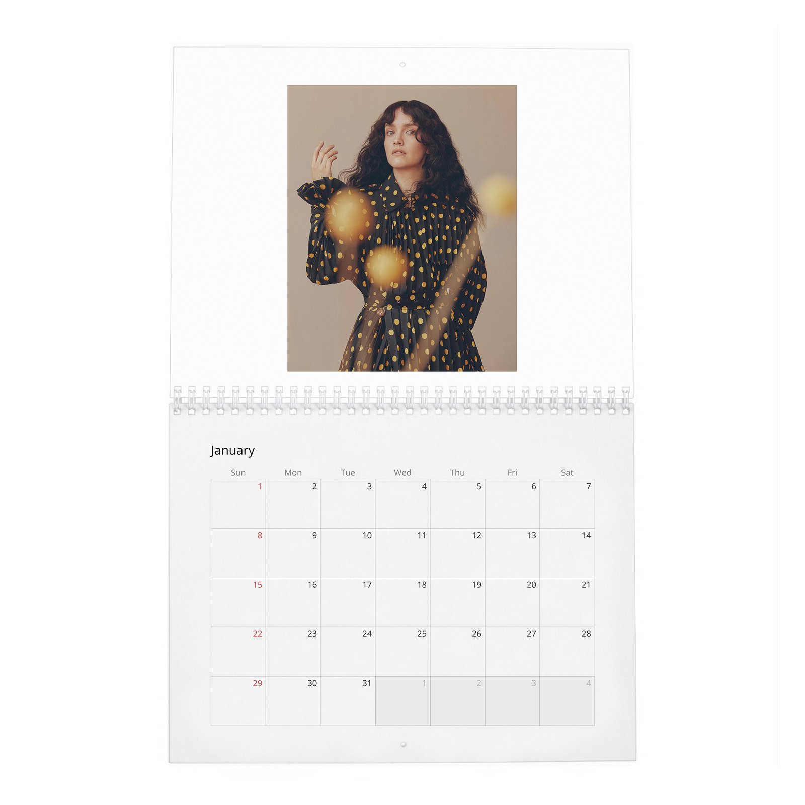 01 Olivia Cooke - Laterals 2027 Wall Calendar