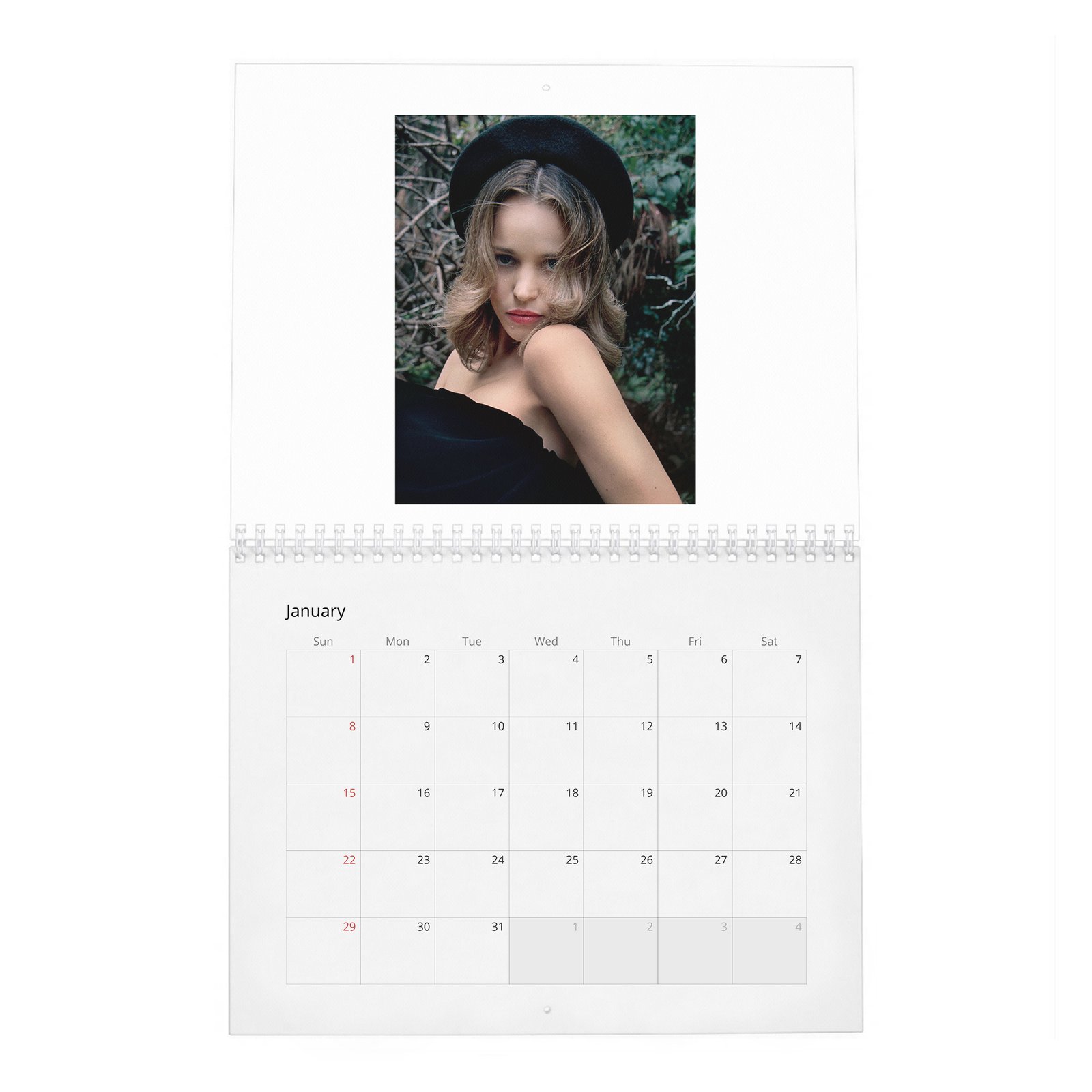 Rachel McAdams - Violet 2027 Wall Calendar