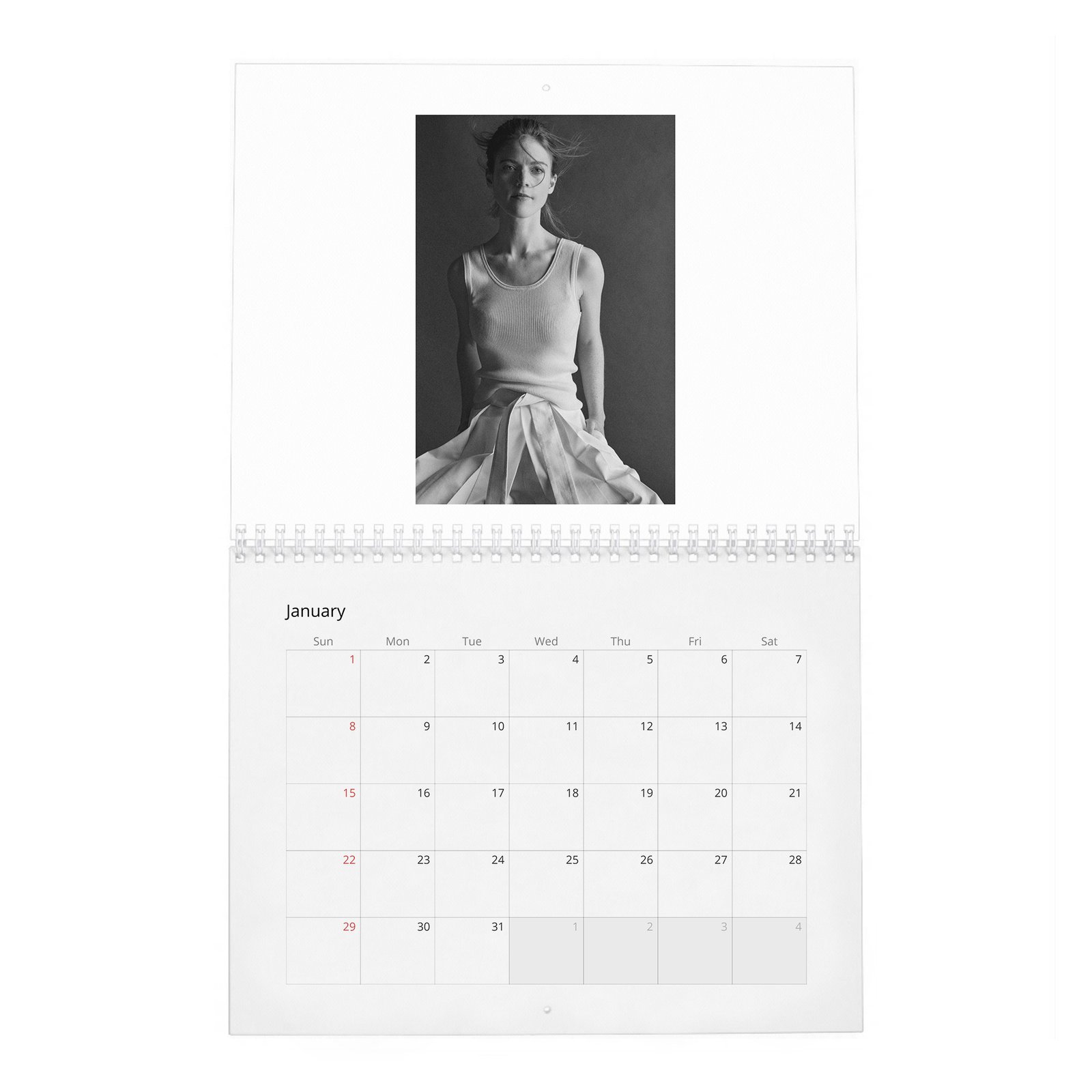 01 Rose Leslie - Out Of Her Confort Zone 2027 Wall Calendar