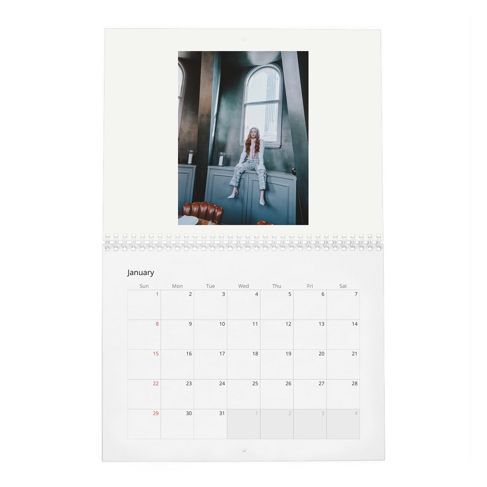 01 Sadie Sink - Flaunt 2027 Wall Calendar