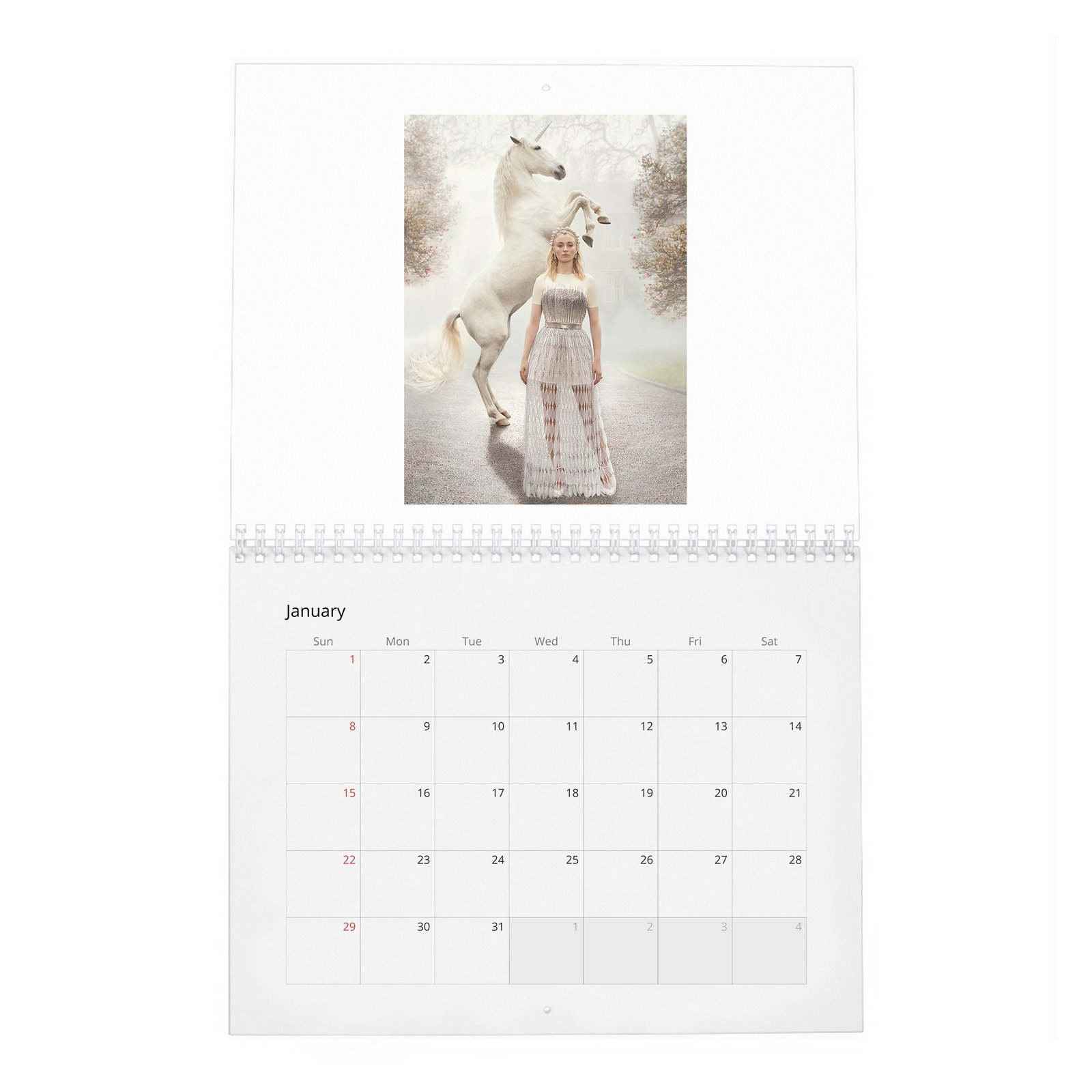 01 Sophie Turner - The Warrior Woman 2027 Wall Calendar