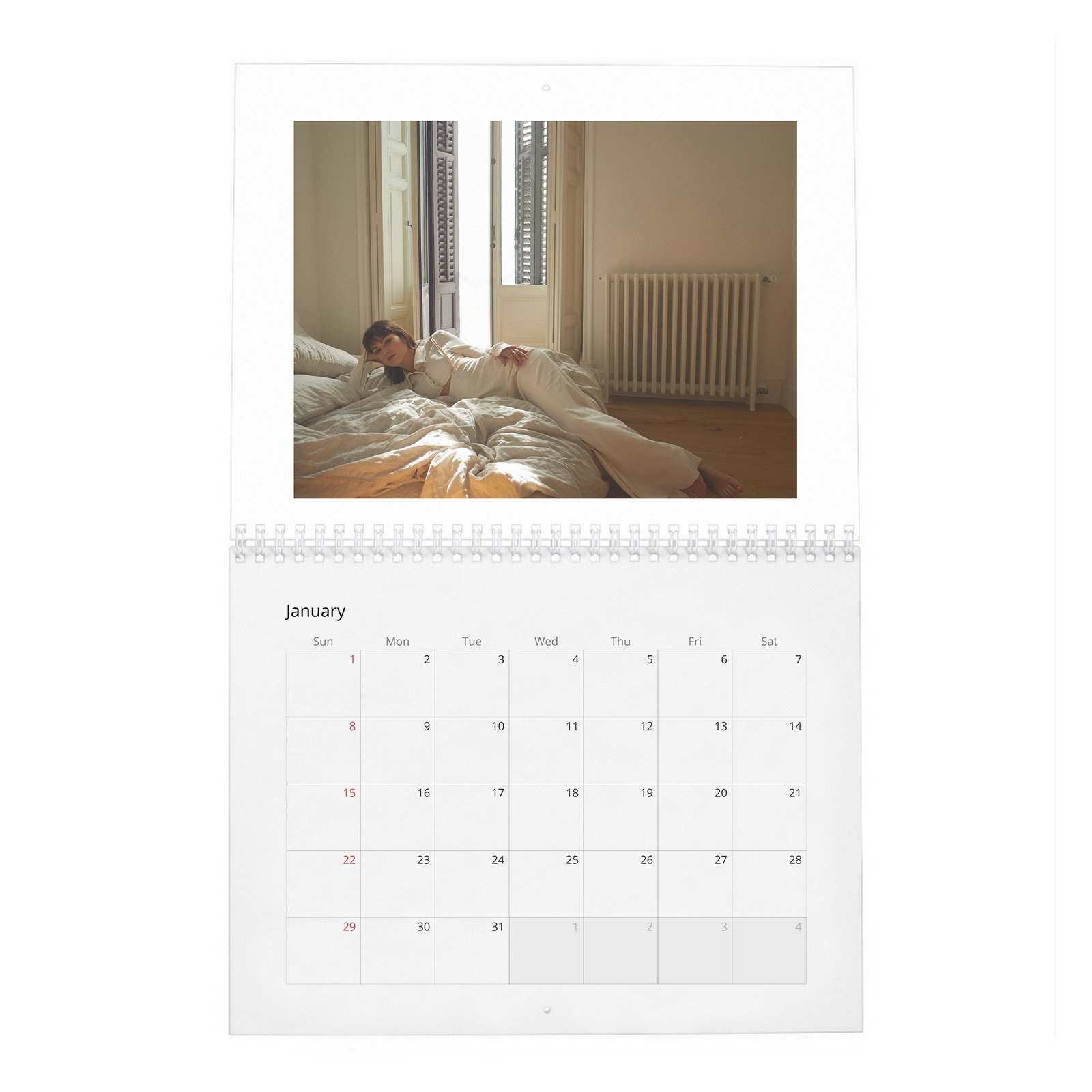 01 Ursula Corbero - Laterals 2027 Wall Calendar