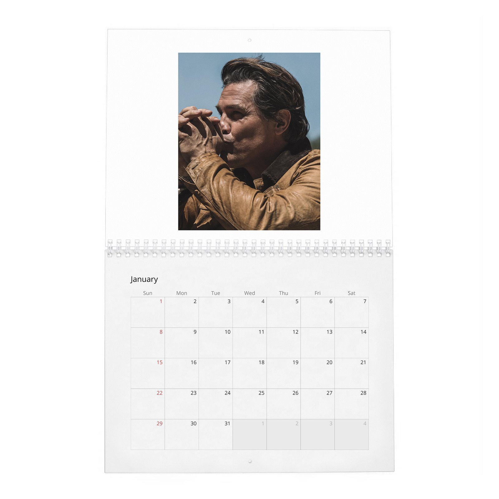 01 Josh Brolin - Man Of The World 2027 Wall Calendar