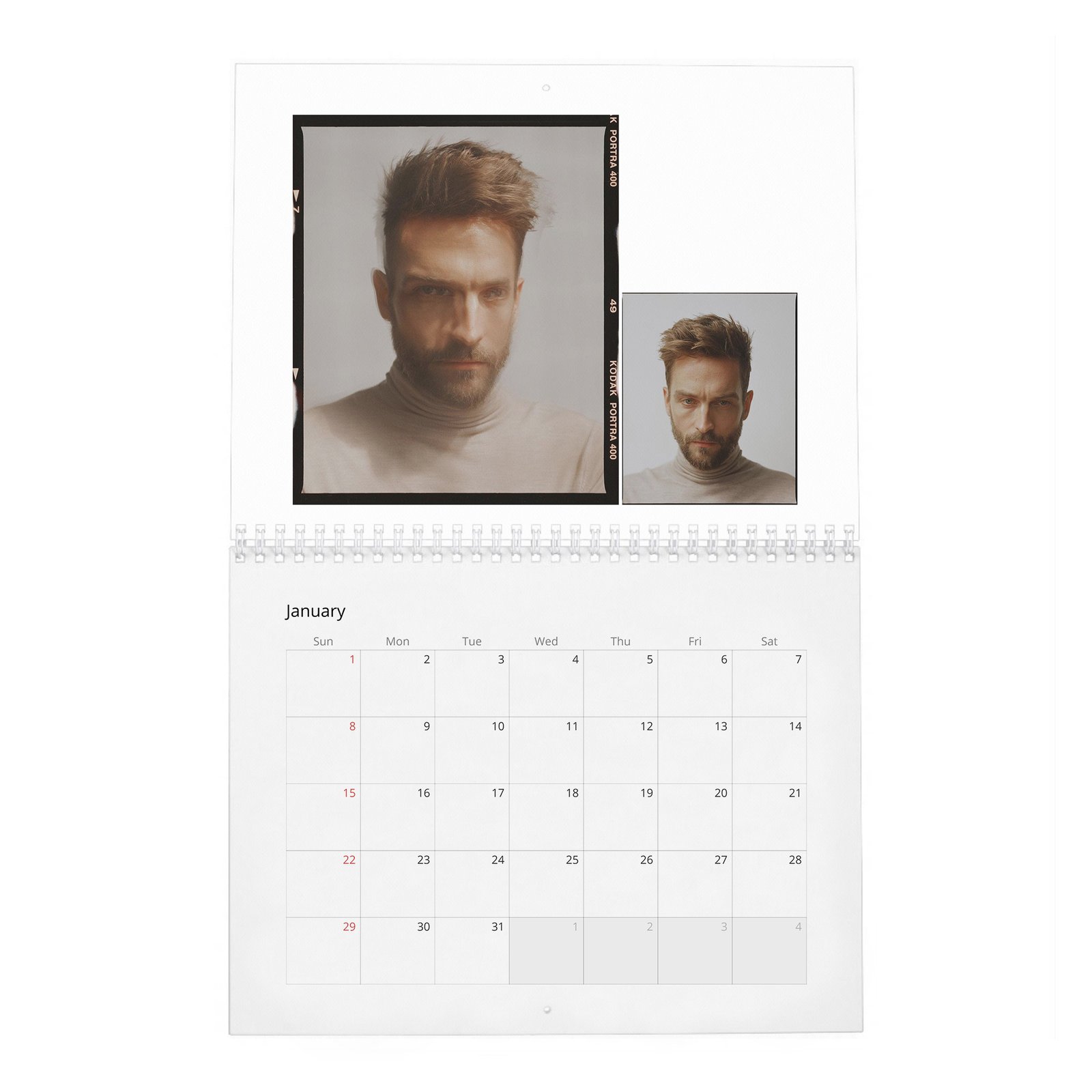 01 Tom Mison - Laterals 2027 Wall Calendar