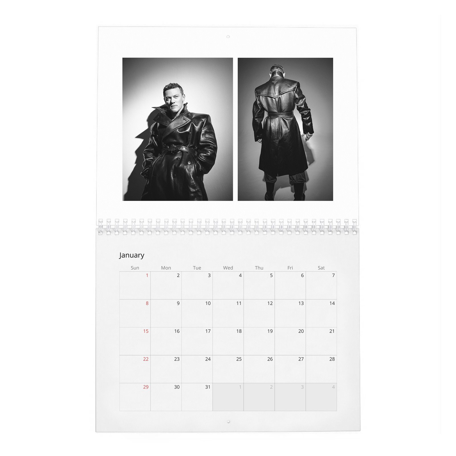 01 Luke Evans - In Conversation 2027 Wall Calendar