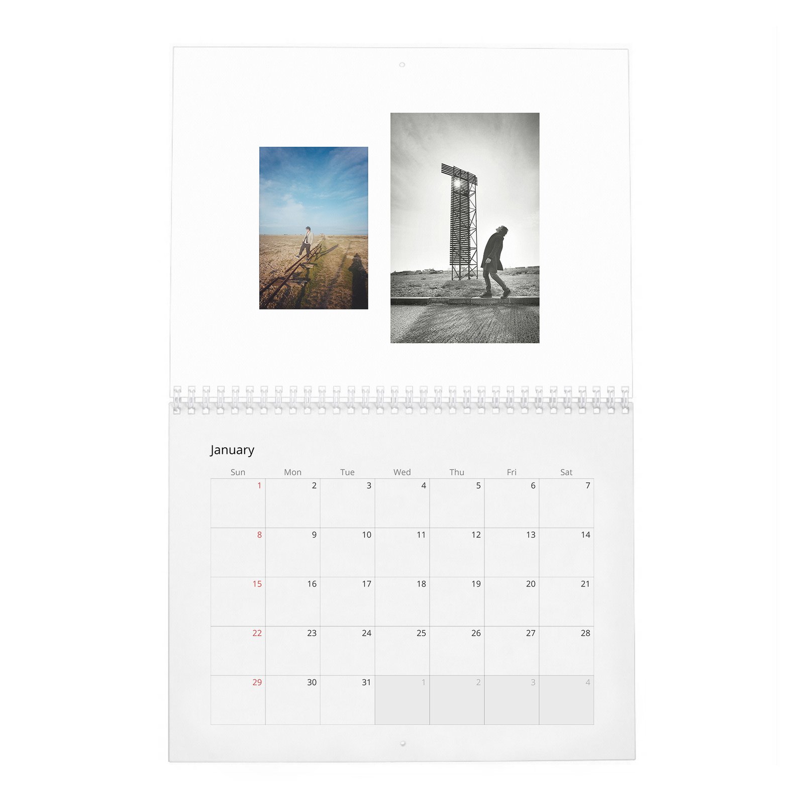 Luke Evans - Man On The Road 2027 Wall Calendar