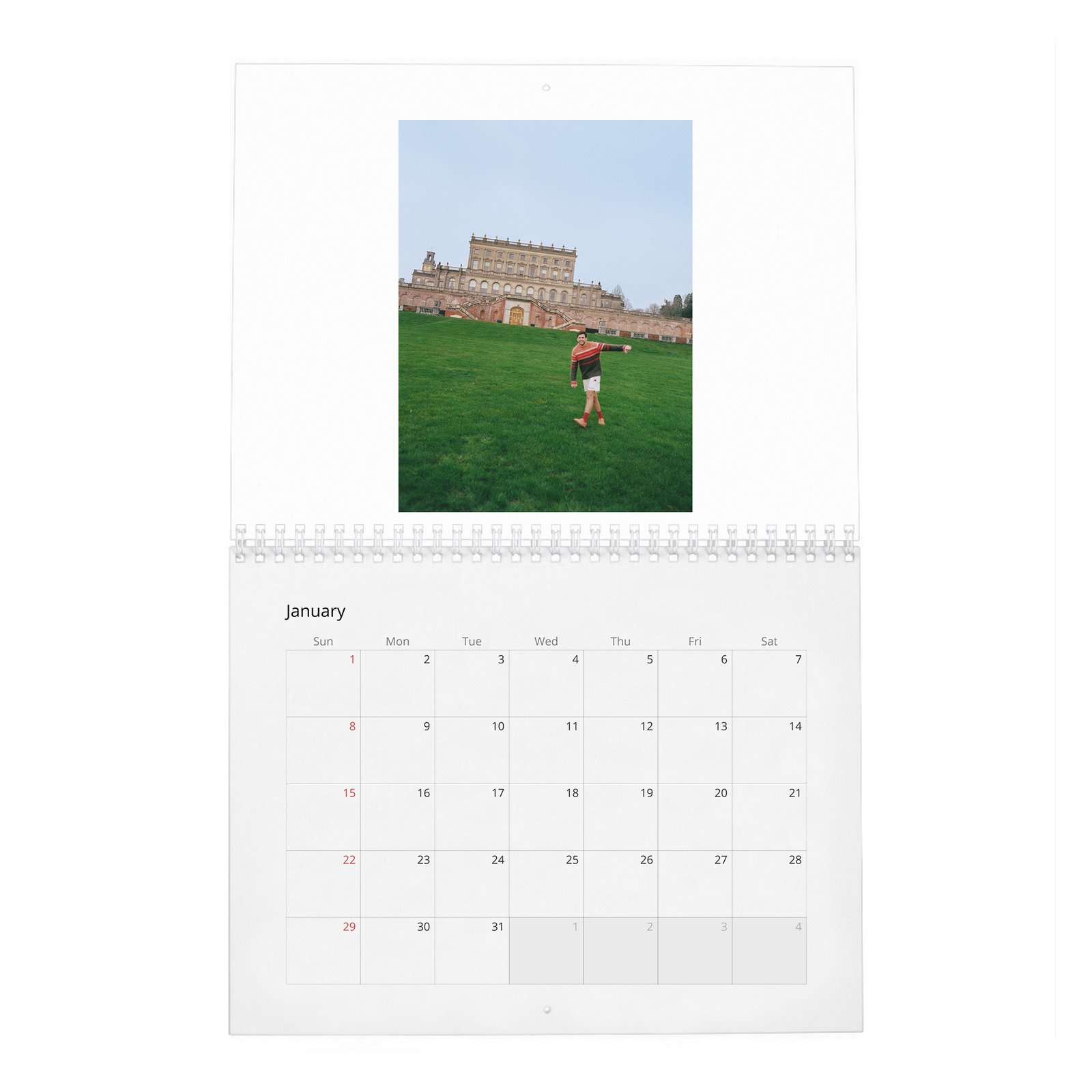 01 Luke Newton - Slow Burn 2027 Wall Calendar