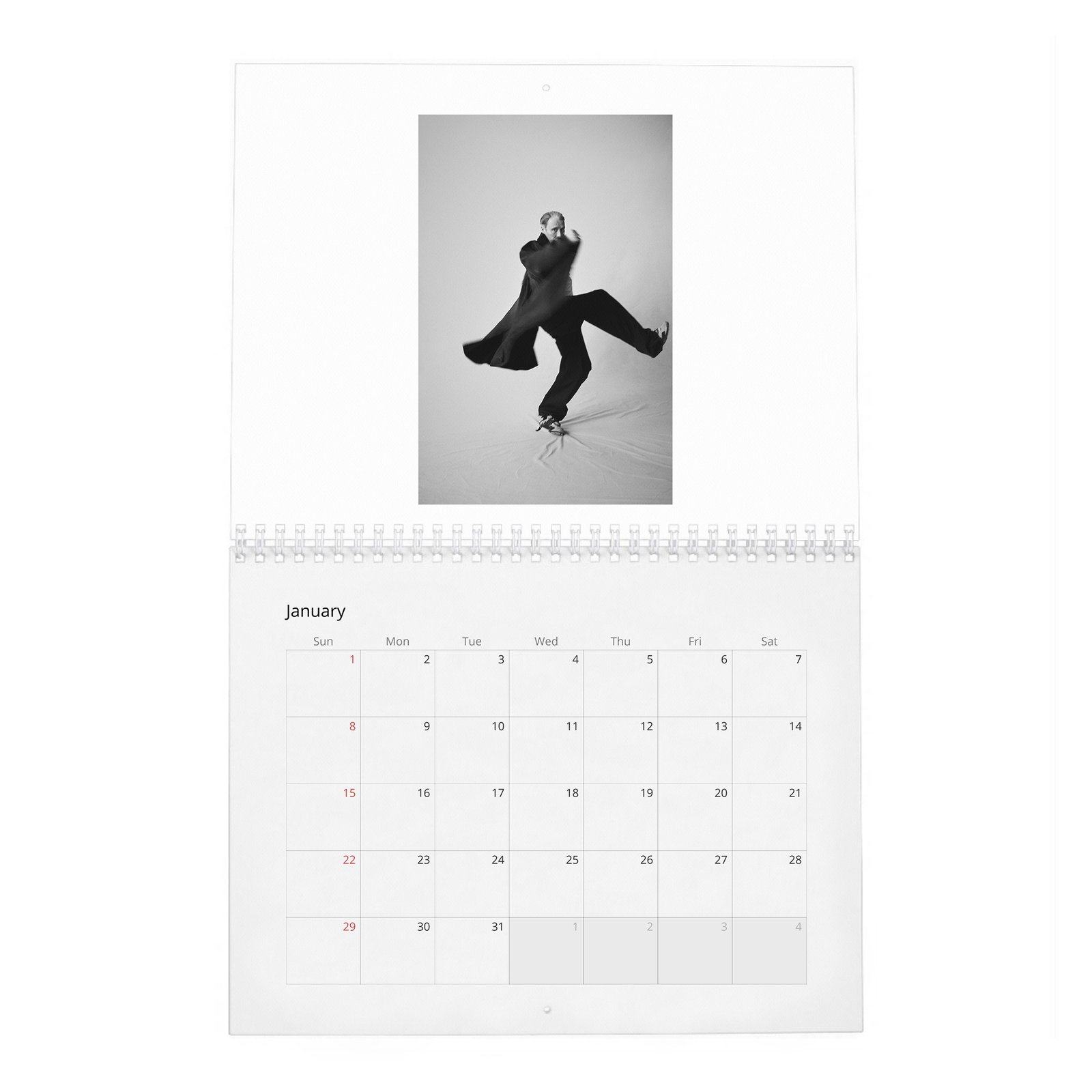 01 Mads Mikkelsen - Good Bad 2027 Wall Calendar