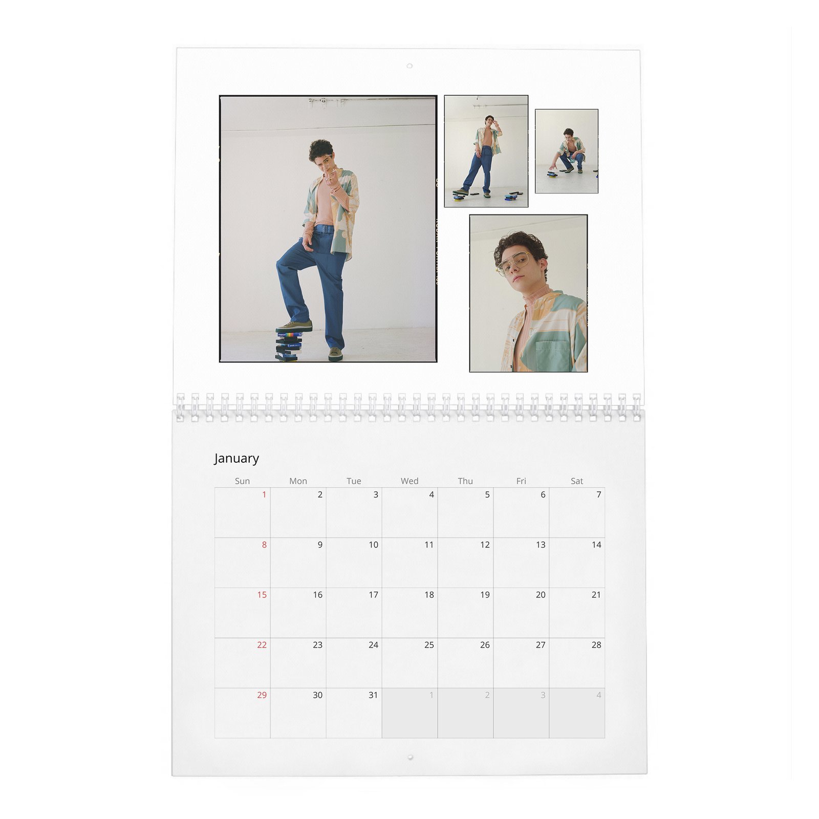 Joshua Basshett - Flaunt 2027 Wall Calendar