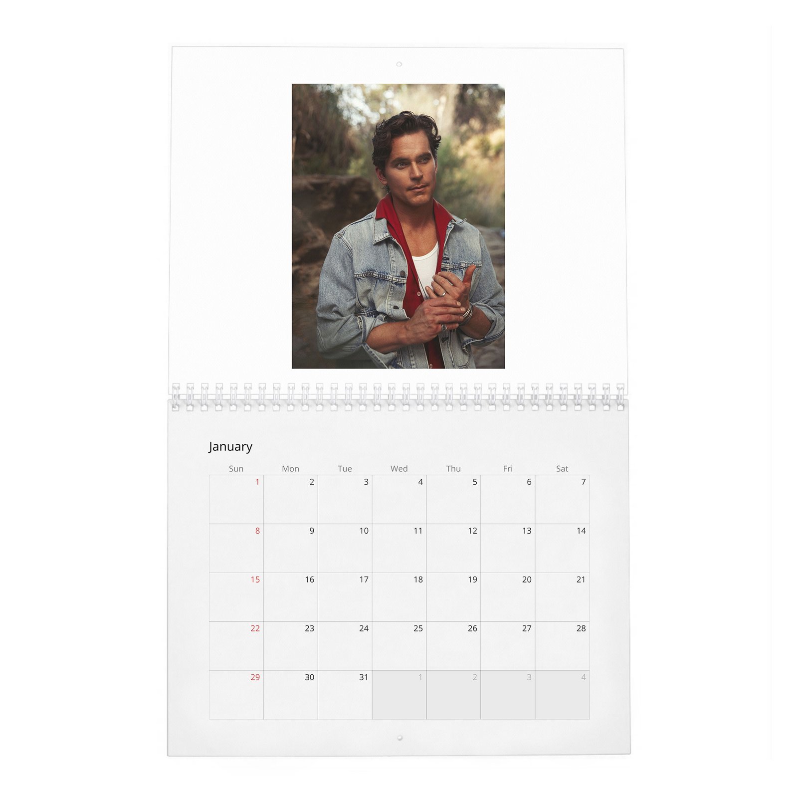 Matt Bomer - Let's Hear It For The Boys 2027 Wall Calendar