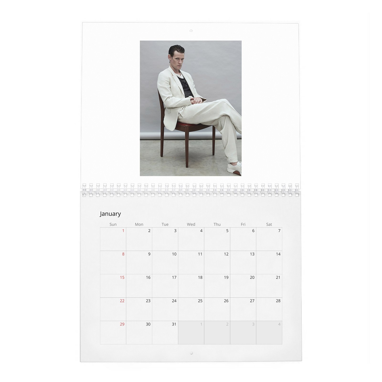 Matt Smith - Zoo 2027 Wall Calendar