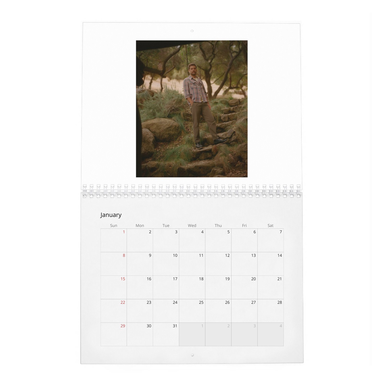 01 Joshua Jackson - On Life Down River 2027 Wall Calendar