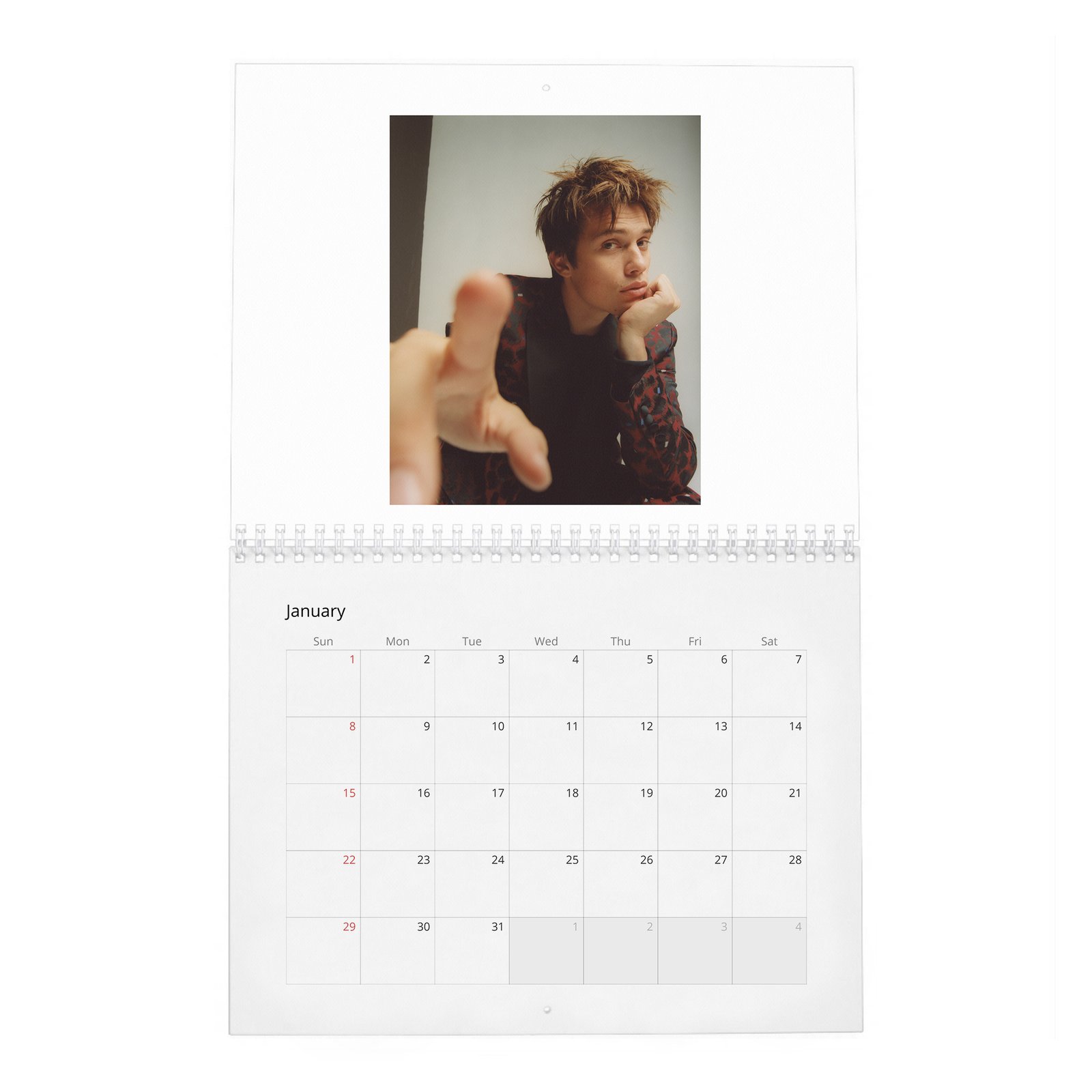 01 Nicholas Galitzine - In Conversation 2027 Wall Calendar