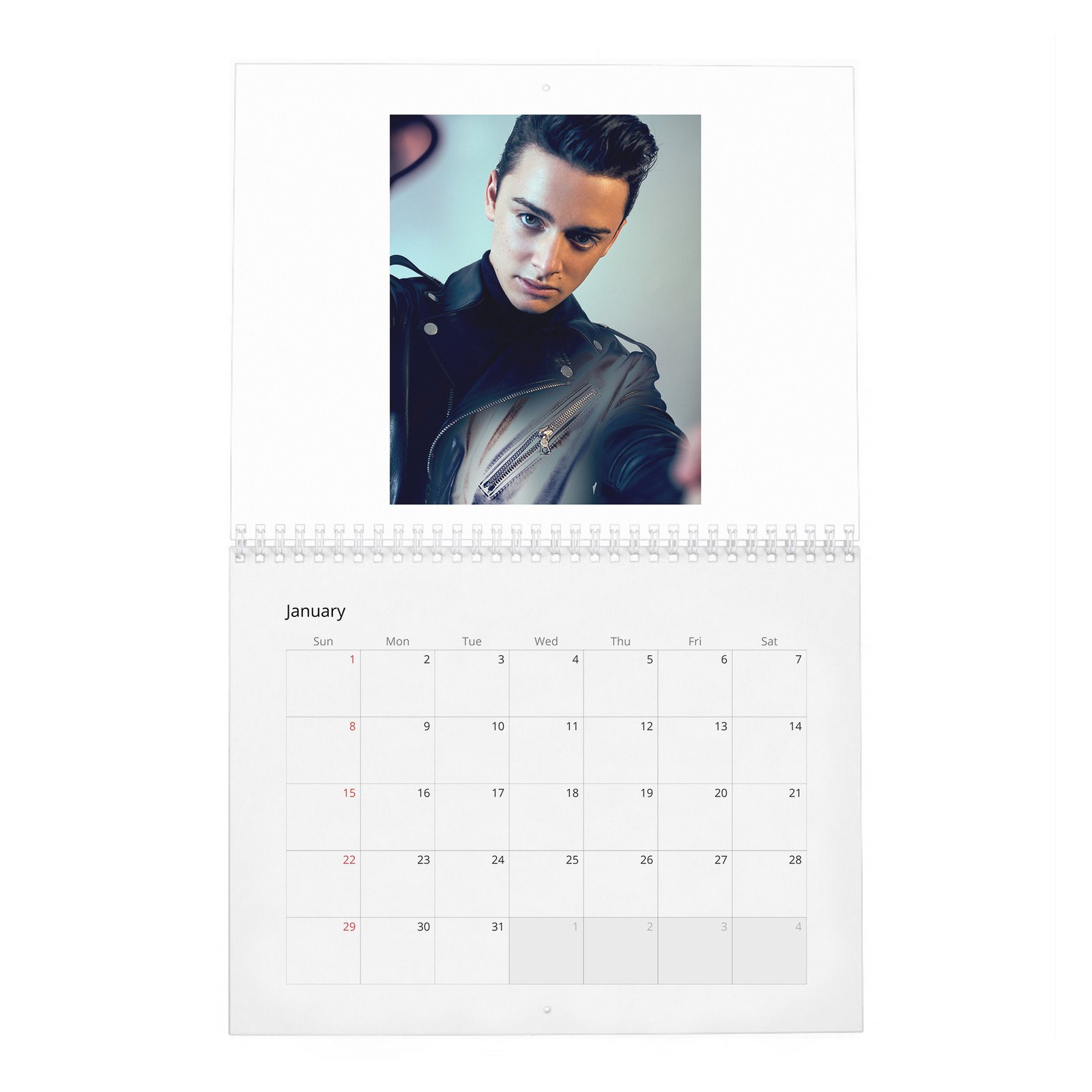 01 Noah Schnapp - Fame Found Him 2027 Wall Calendar