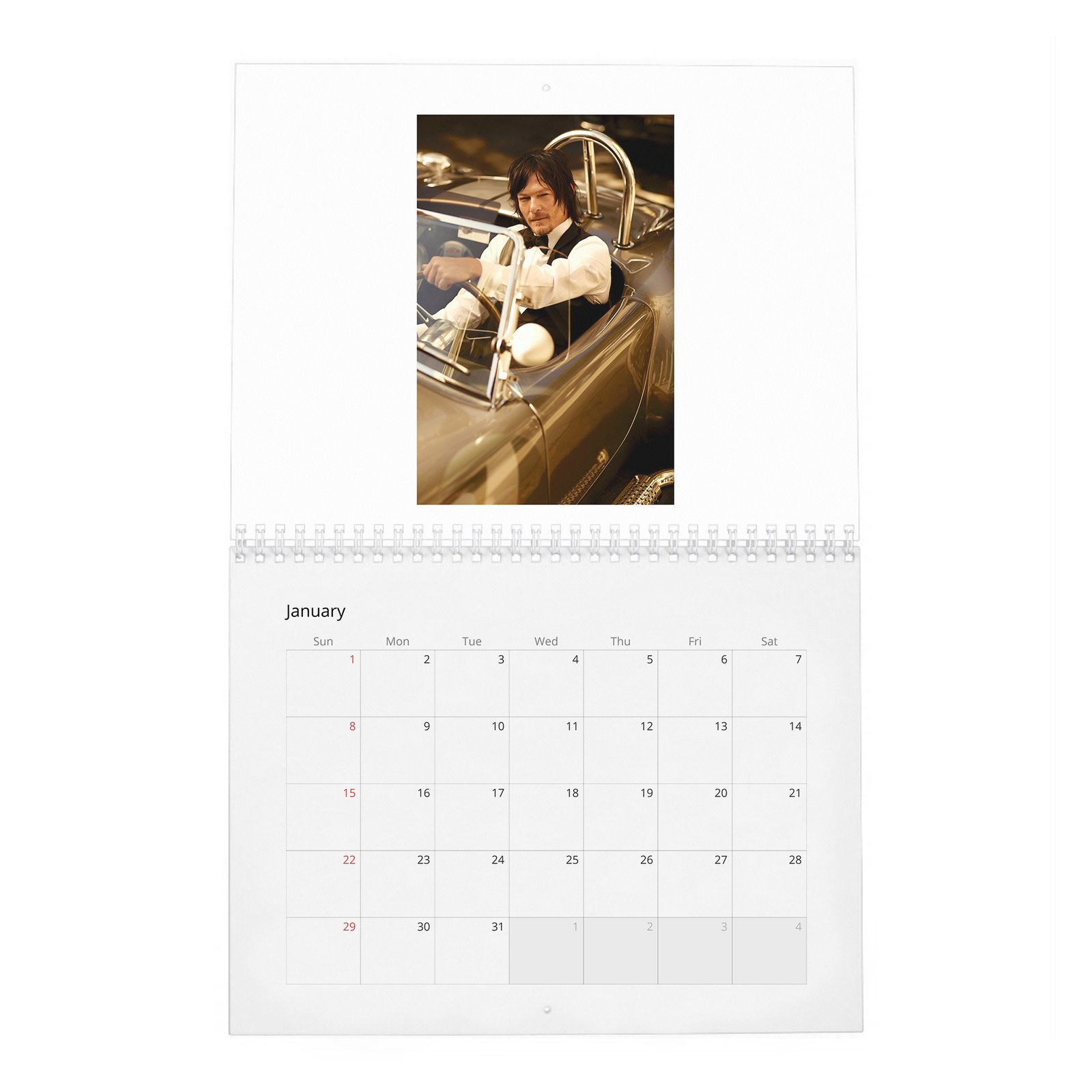 Norman Reedus - New York Rhapsody 2027 Wall Calendar