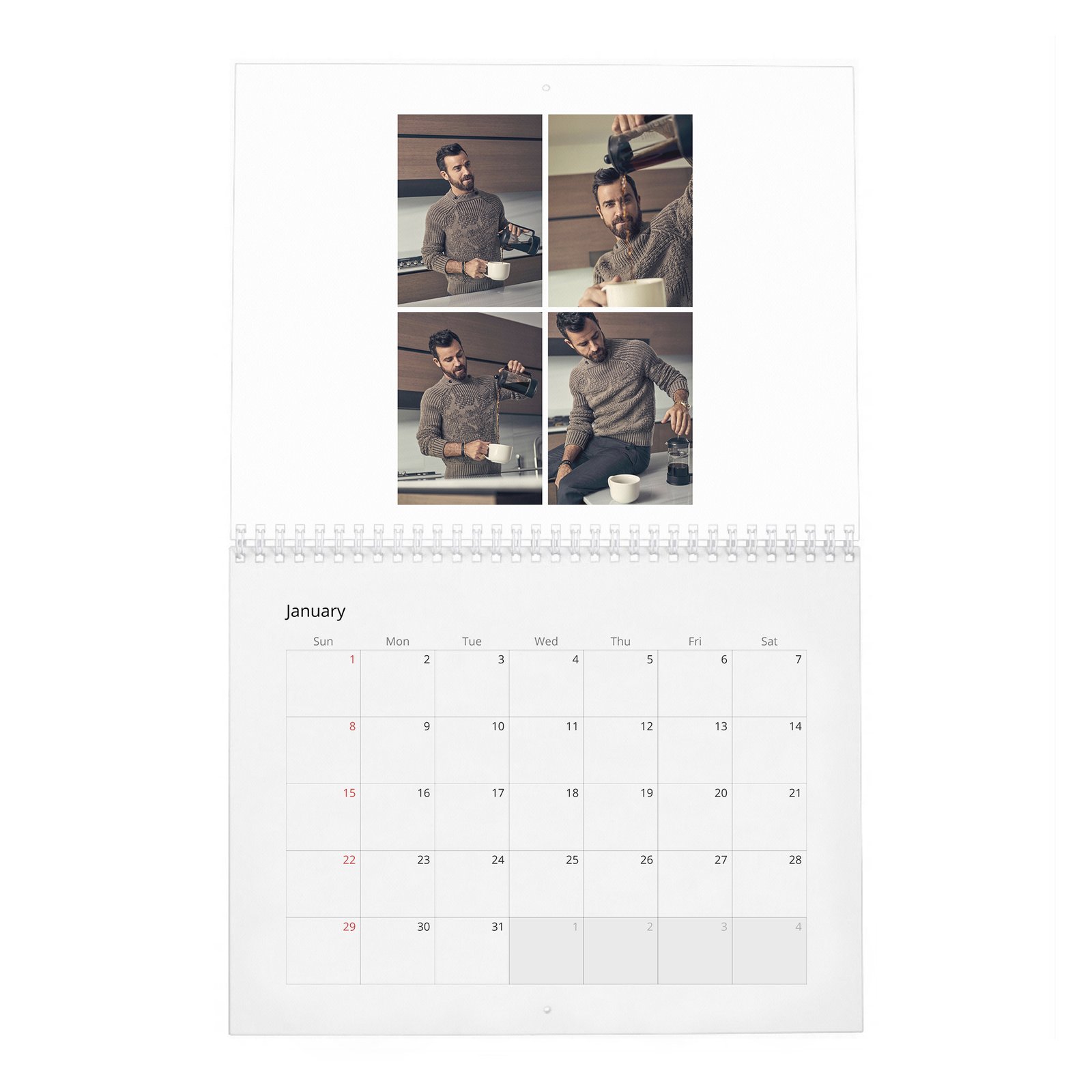 01 Justin Theroux - The Enviable Life 2027 Wall Calendar
