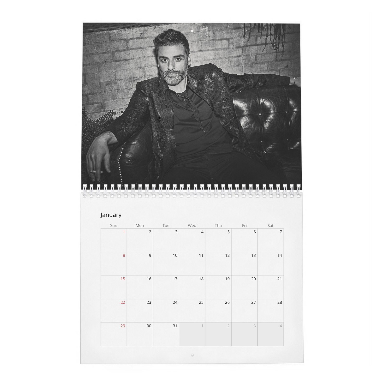 01 Oscar Isaac - The Dream Of 2027 Wall Calendar