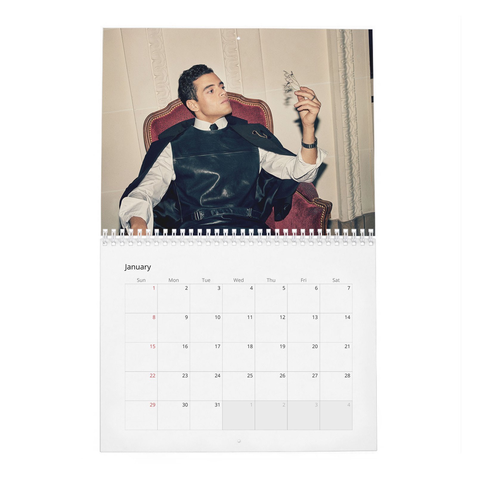 Rami Malek - Without Limits 2027 Wall Calendar