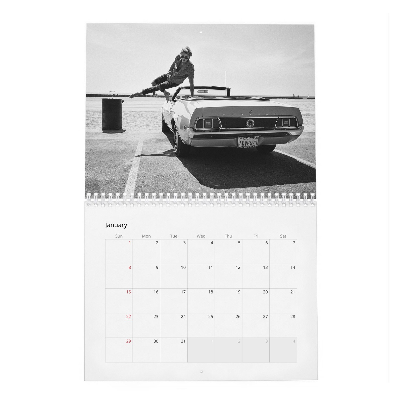 01 Rudy Pankow - Flaunt 2027 Wall Calendar