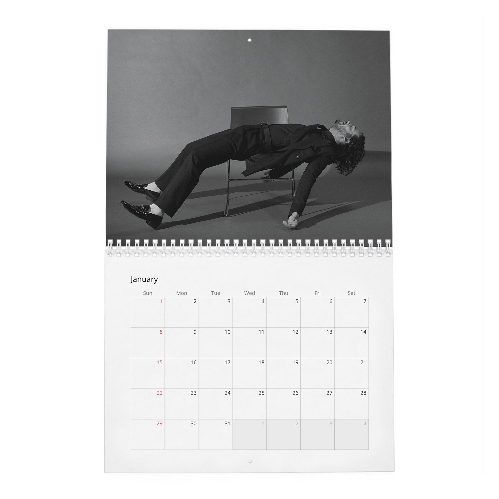 01 Keanu Reeves - The Legend Of 2027 Wall Calendar