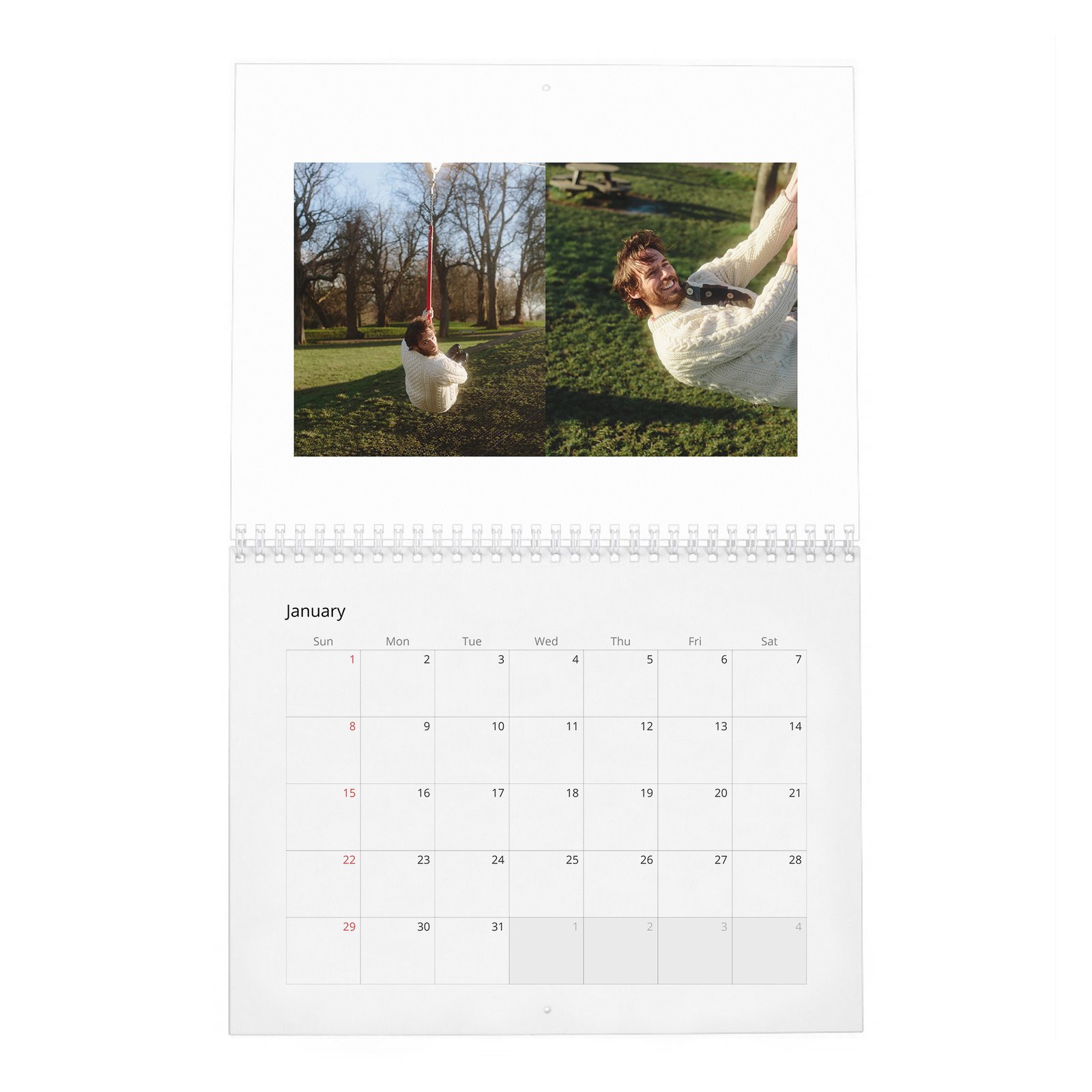 01 Sam Claflin - Laterals 2027 Wall Calendar