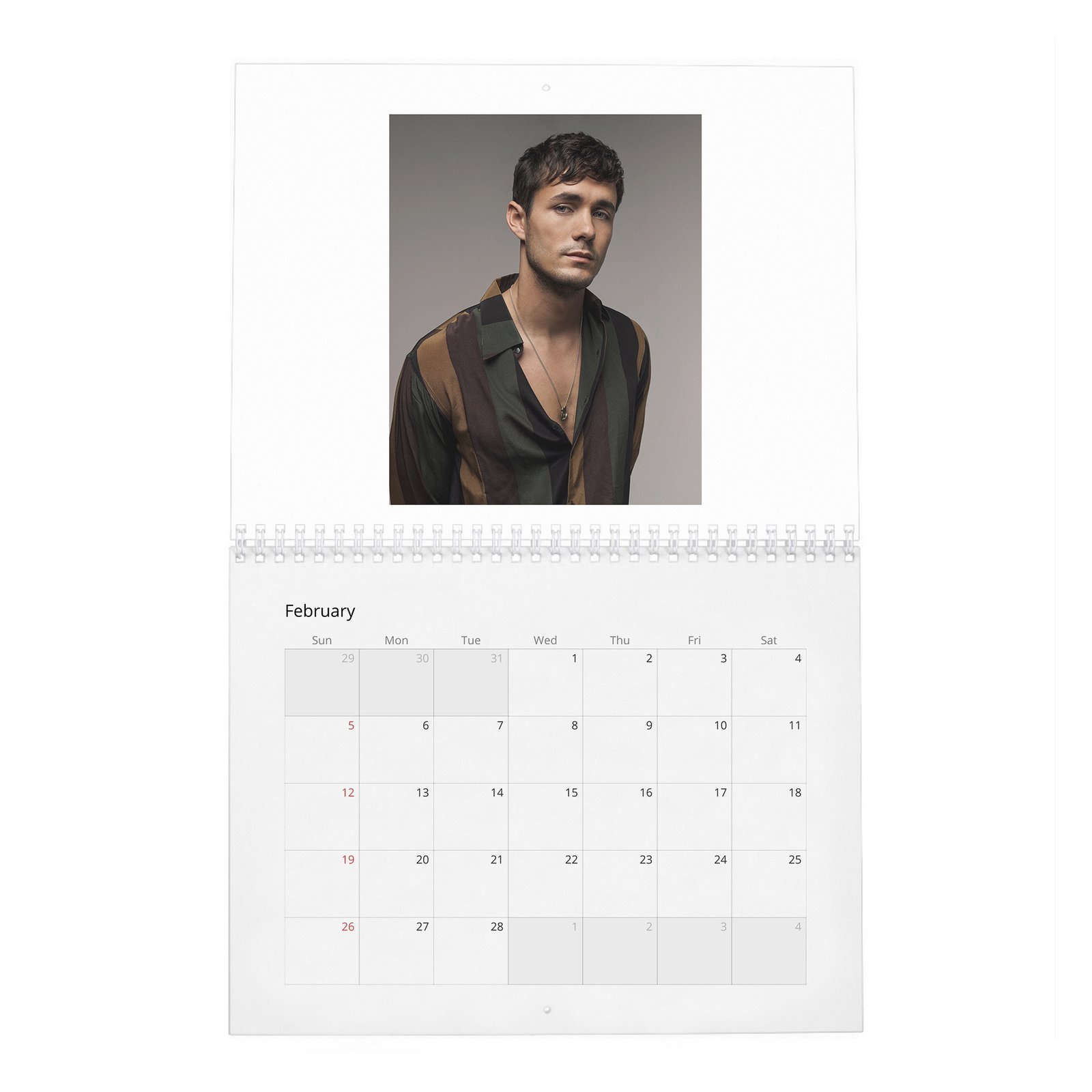 02 Jonah Hauer-King - Ready For His Close-Up 2027 Wall Calendar