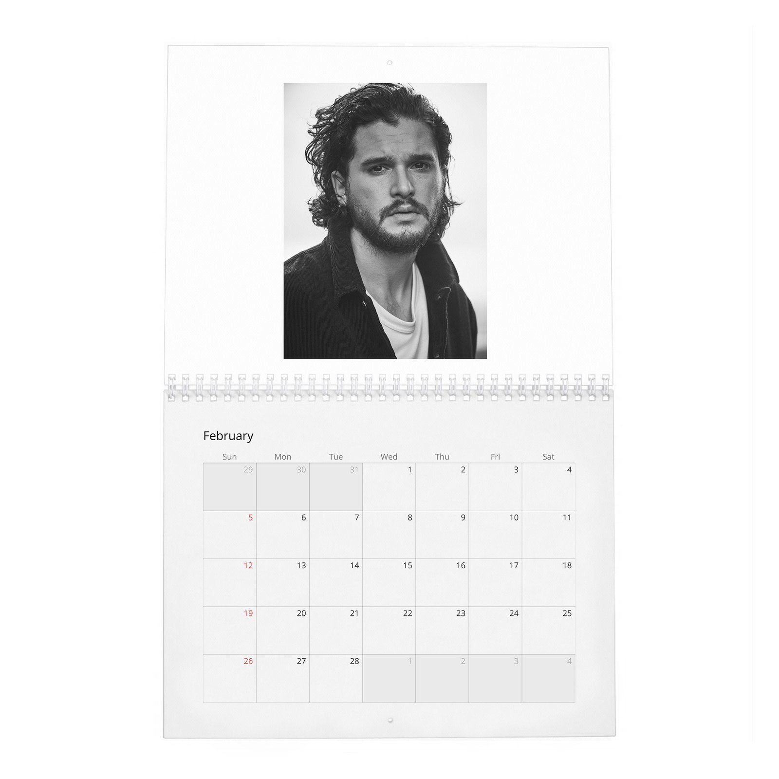 02 Kit Harington - The End Of The Thrones Empire 2027 Wall Calendar