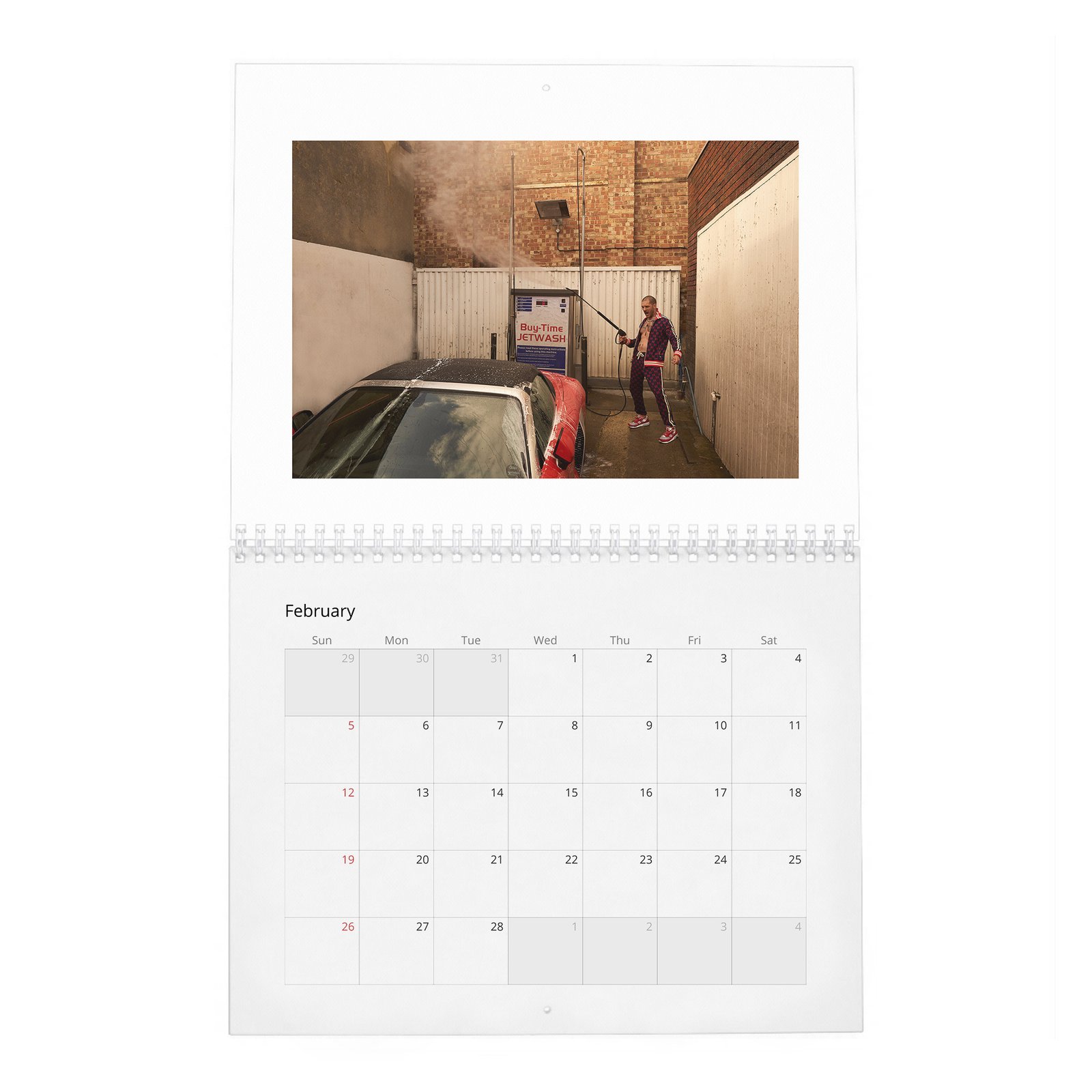 02 Tom Hardy - At Home 2027 Wall Calendar