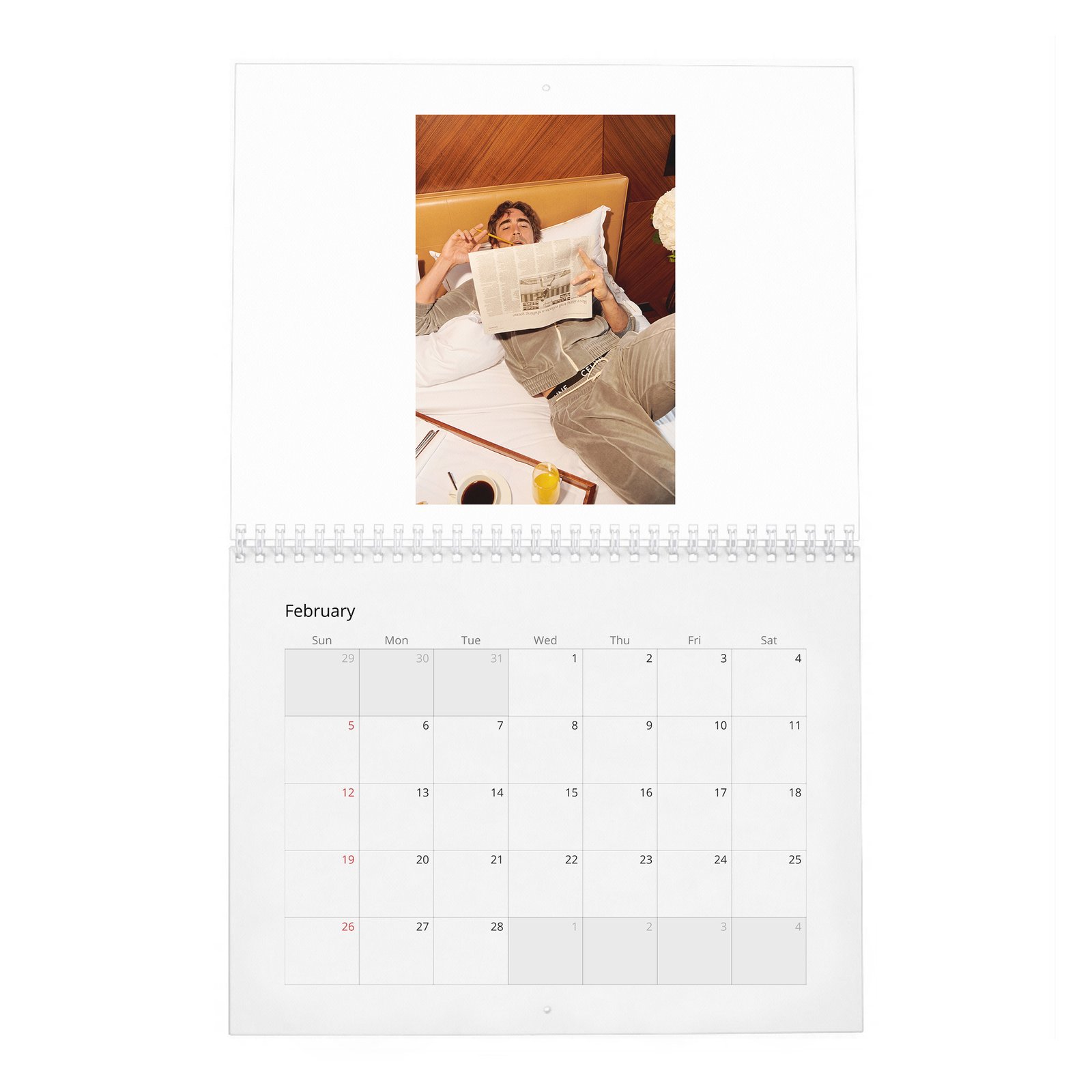 02 Lee Pace - Doesn't Owe You Anything 2027 Wall Calendar