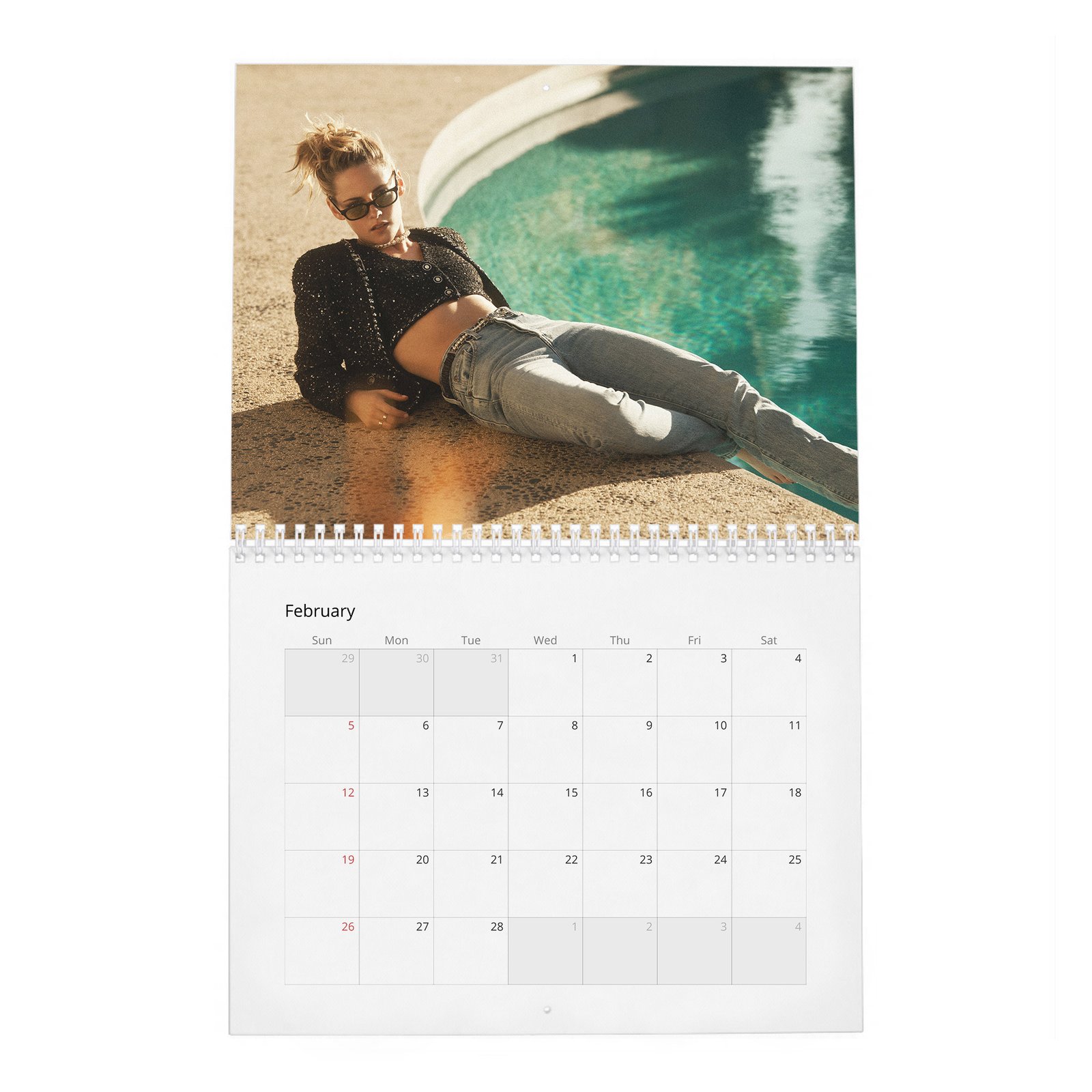 Kristen Stewart - On Playing Princess Diana 2027 Wall Calendar