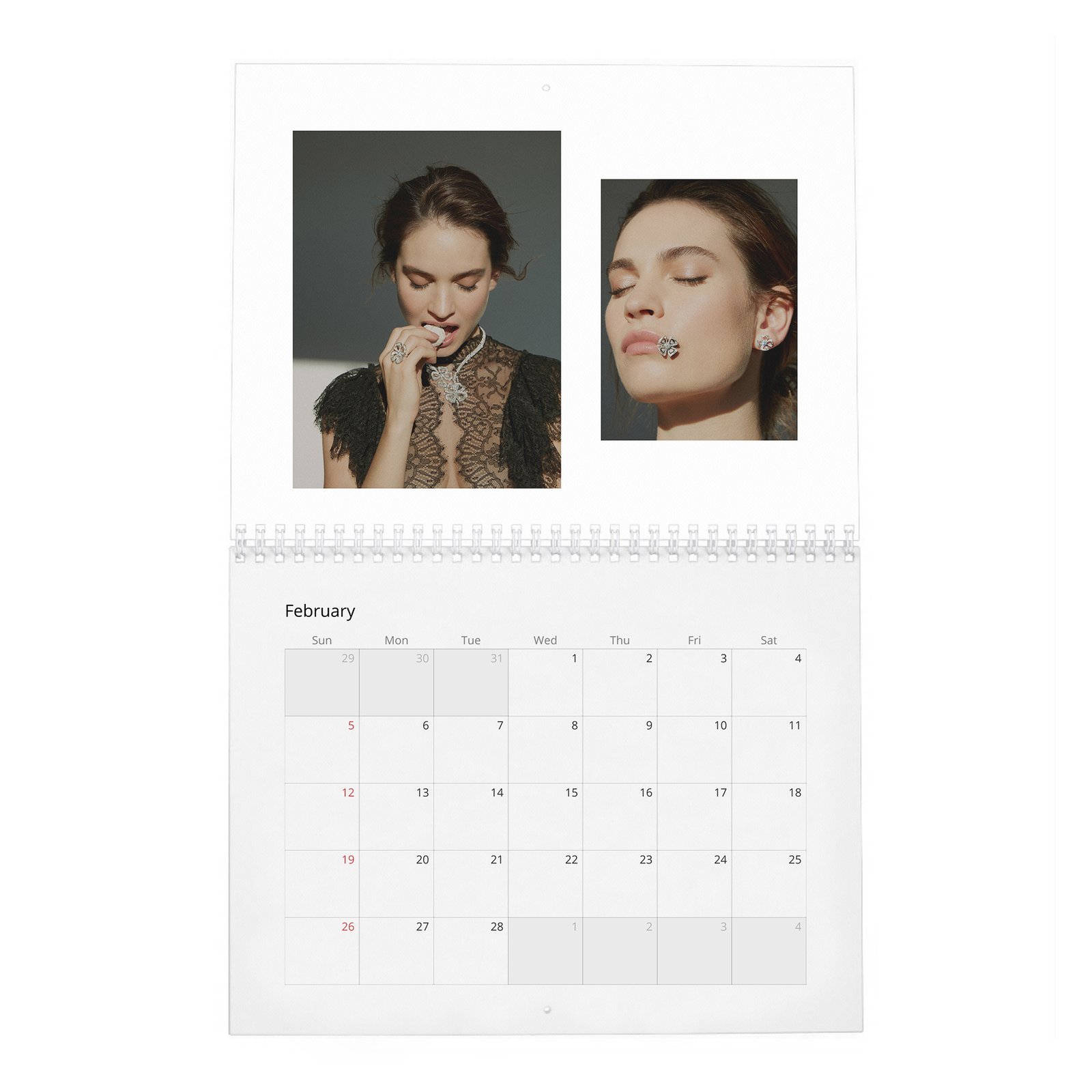 Lily James - Once Upon A Dreamland 2027 Wall Calendar
